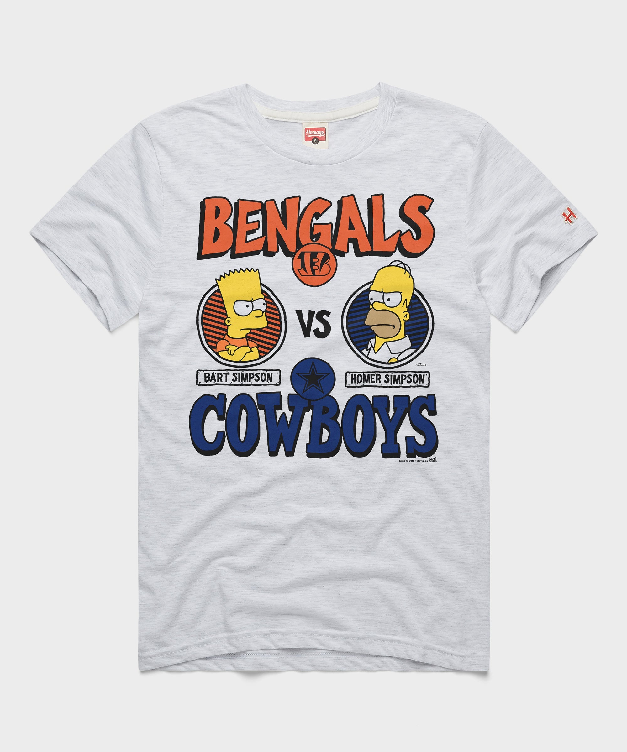 The Simpsons x Bengals Vs Cowboys