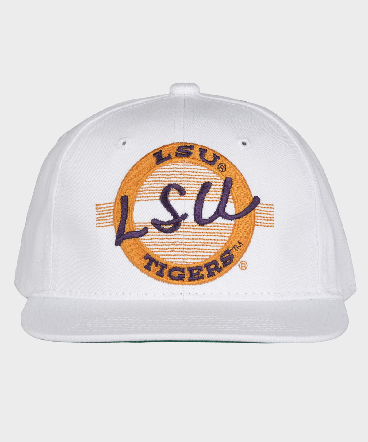 The Game x HOMAGE LSU Retro Circle Snapback White