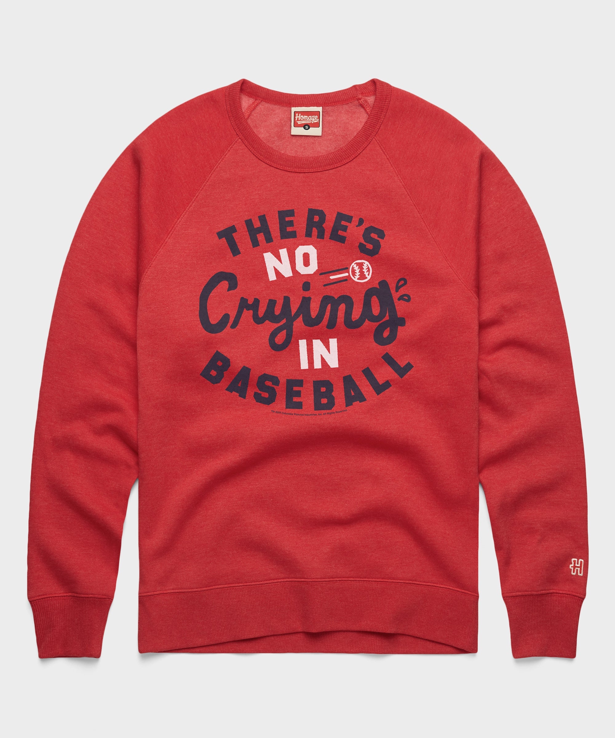 There's No Crying In Baseball Crewneck
