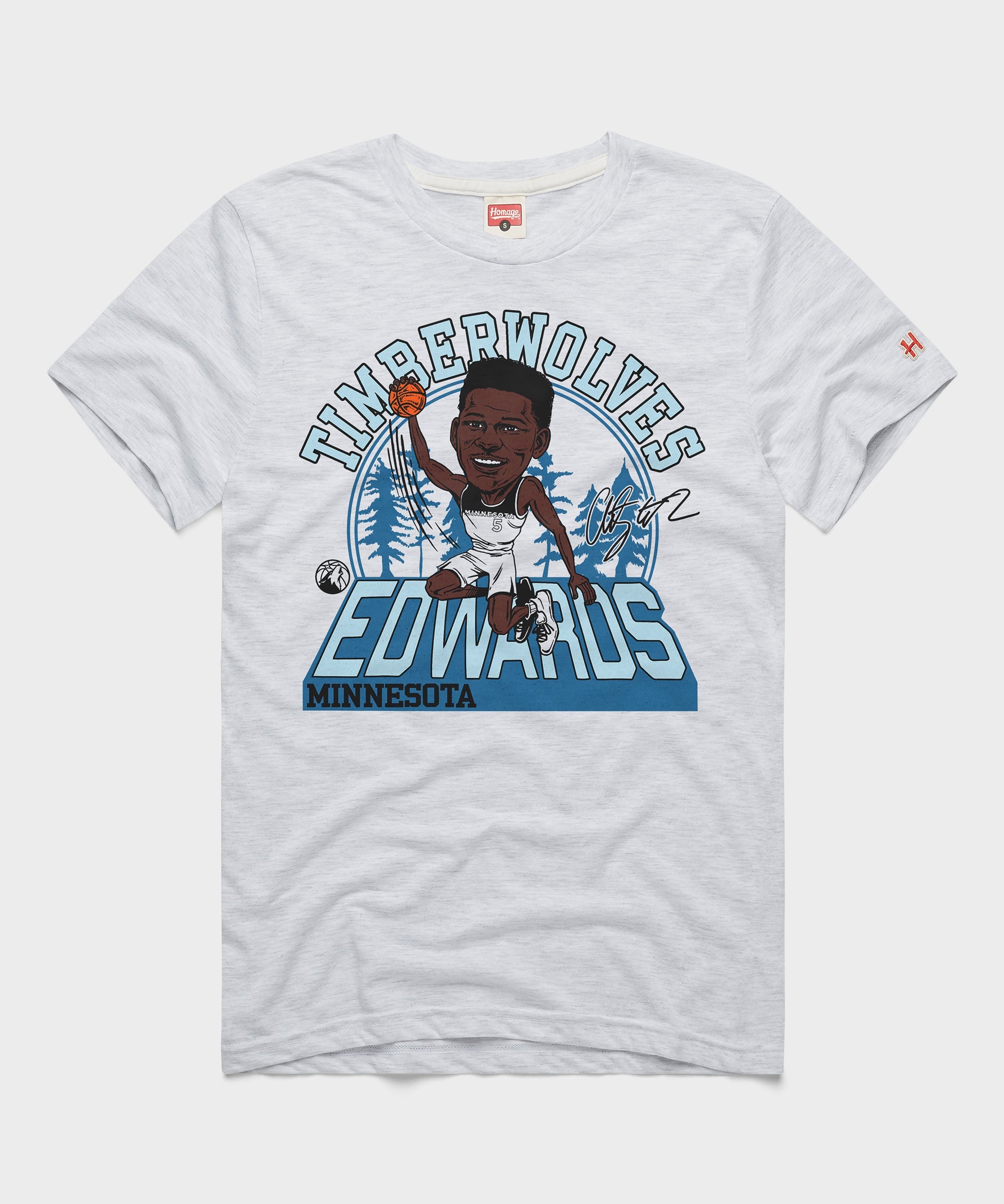 Timberwolves Anthony Edwards Signature City Edition 2024 Ash