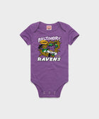 Tmnt Donatello X Baltimore Ravens Baby One Piece