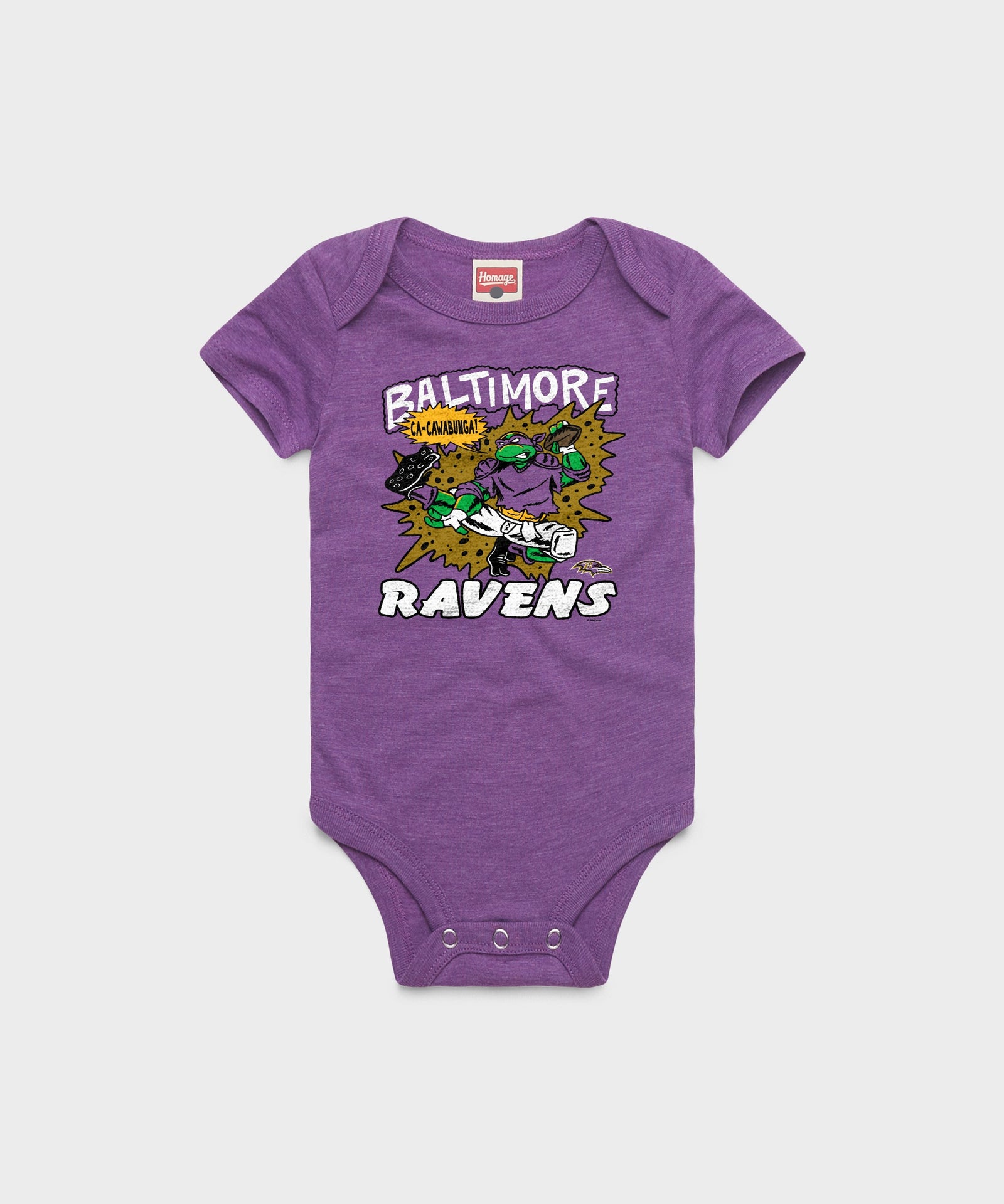 Tmnt Donatello X Baltimore Ravens Baby One Piece