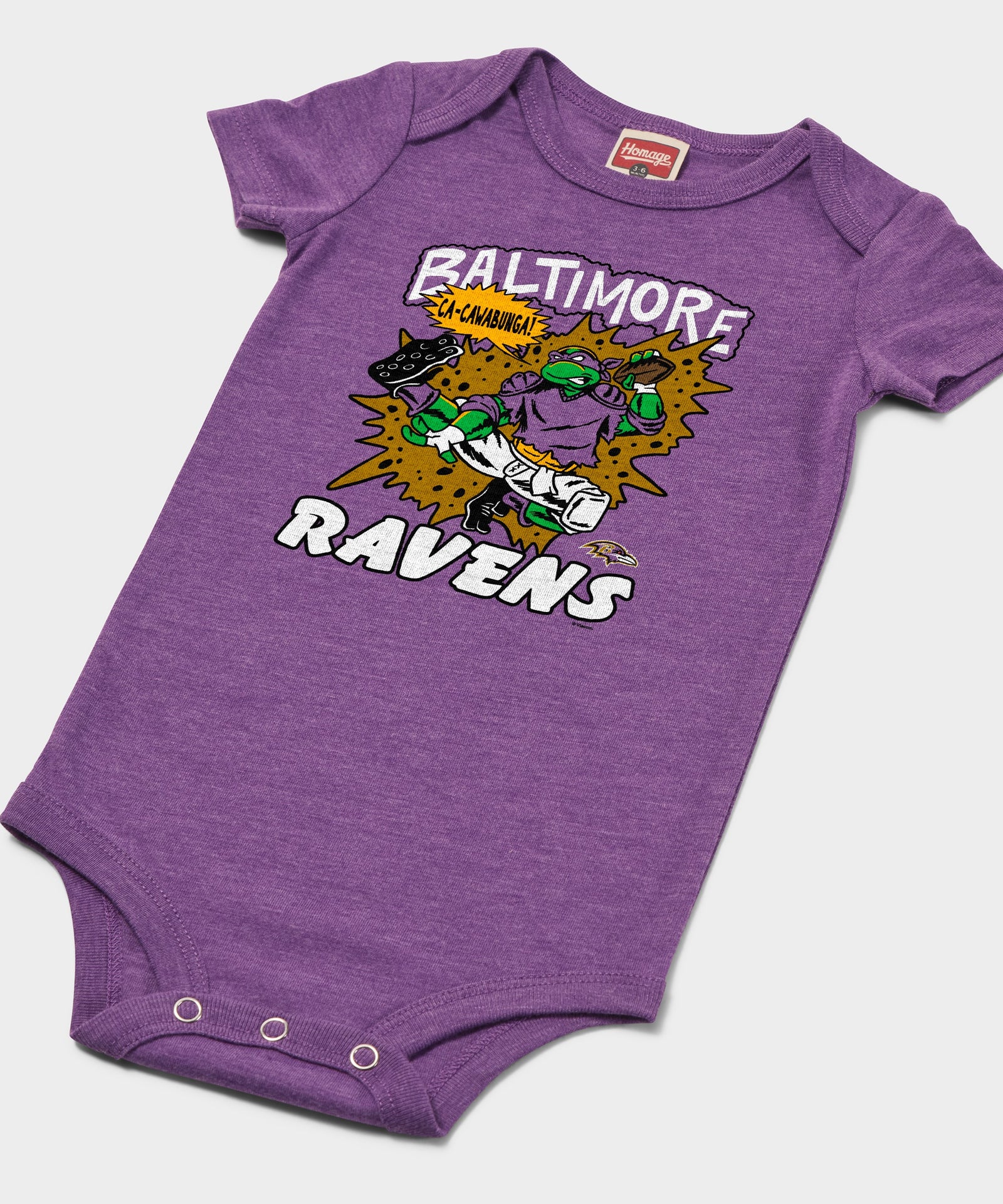 Tmnt Donatello X Baltimore Ravens Baby One Piece