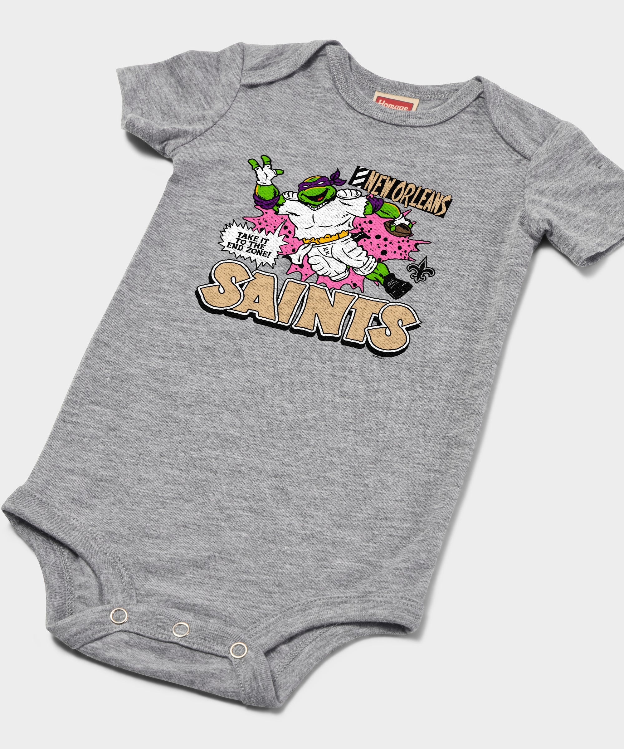 Tmnt Donatello X New Orleans Saints Baby One Piece