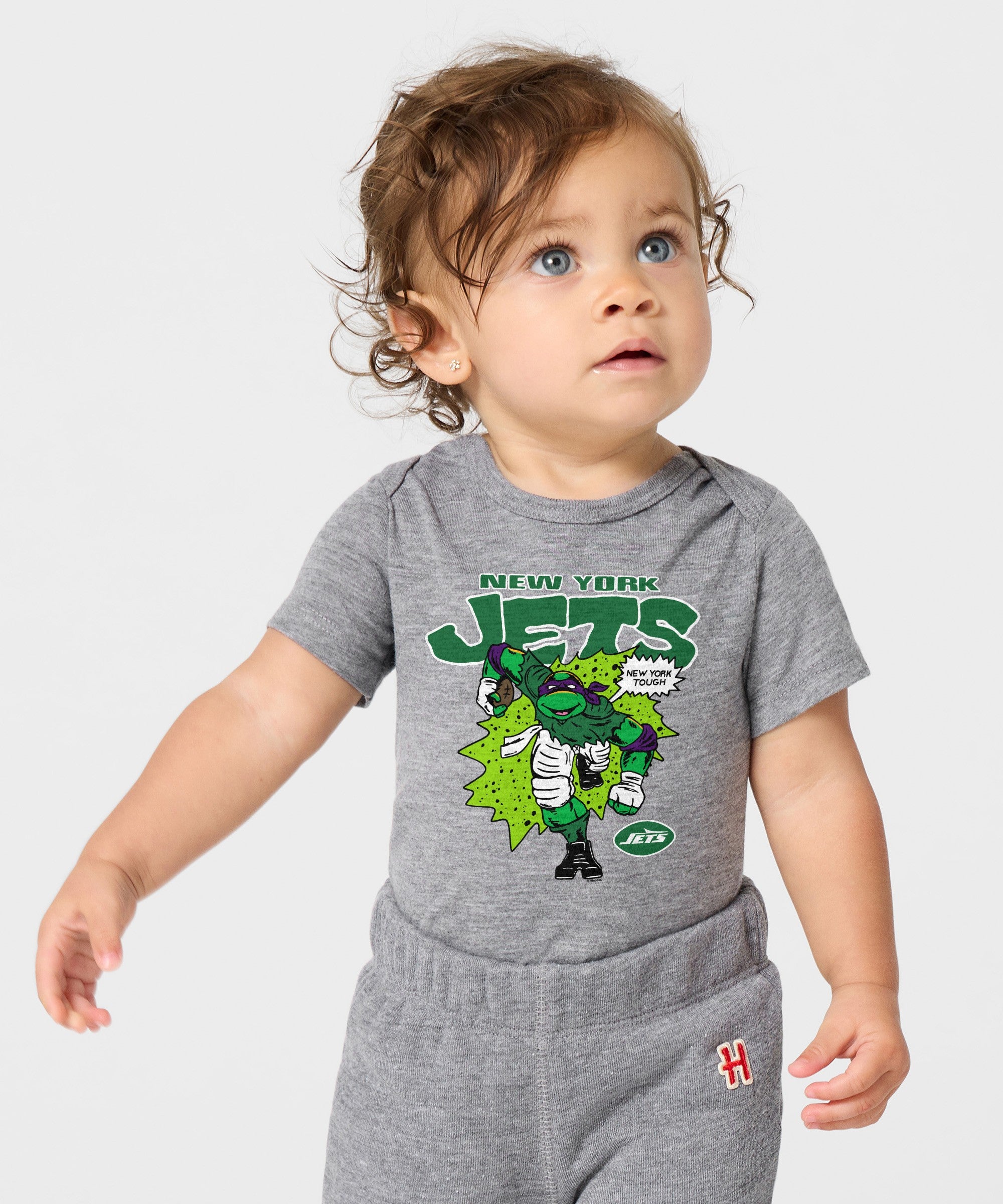Tmnt Donatello X New York Jets Baby One Piece