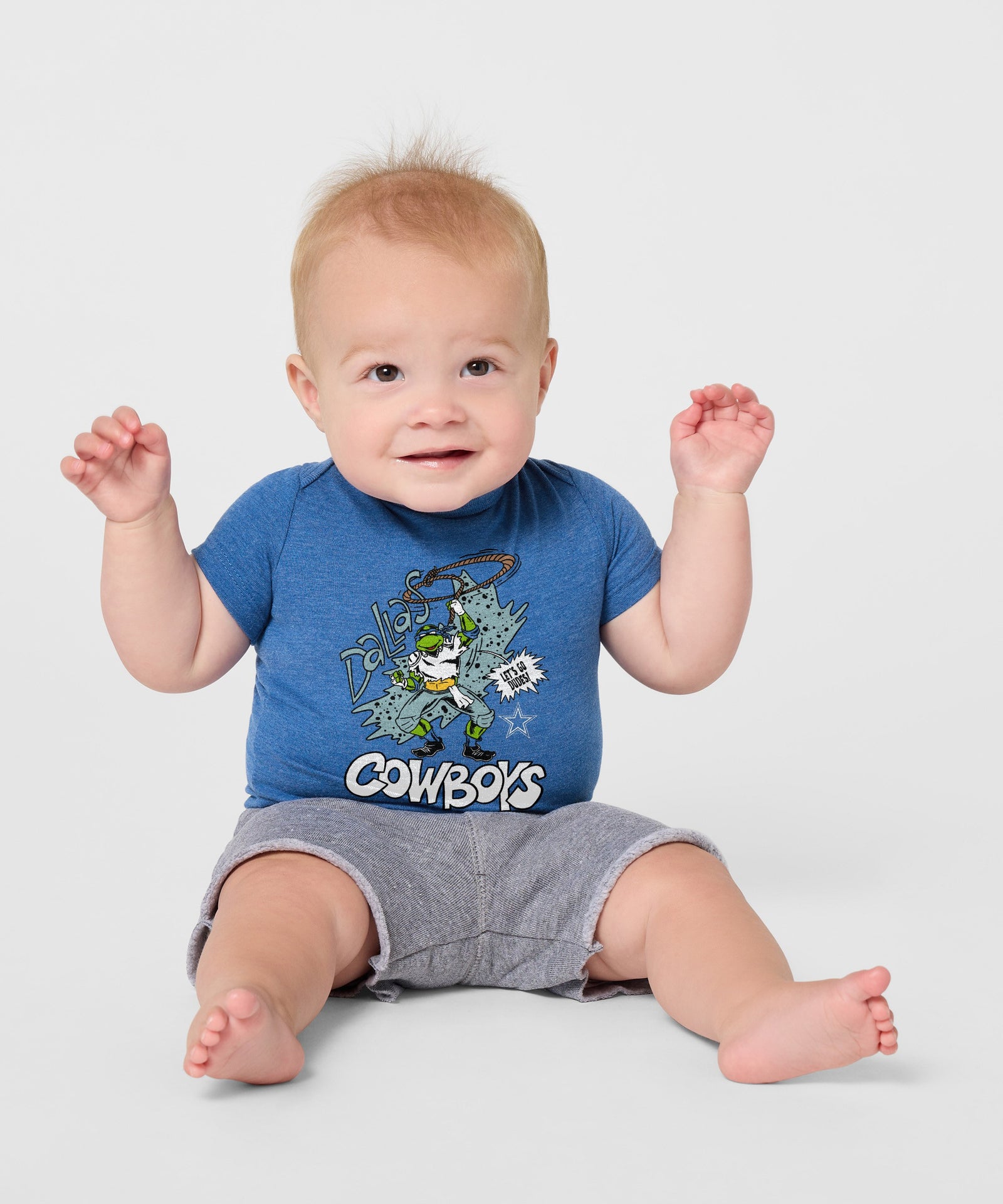 Tmnt Leonardo X Dallas Cowboys Baby One Piece