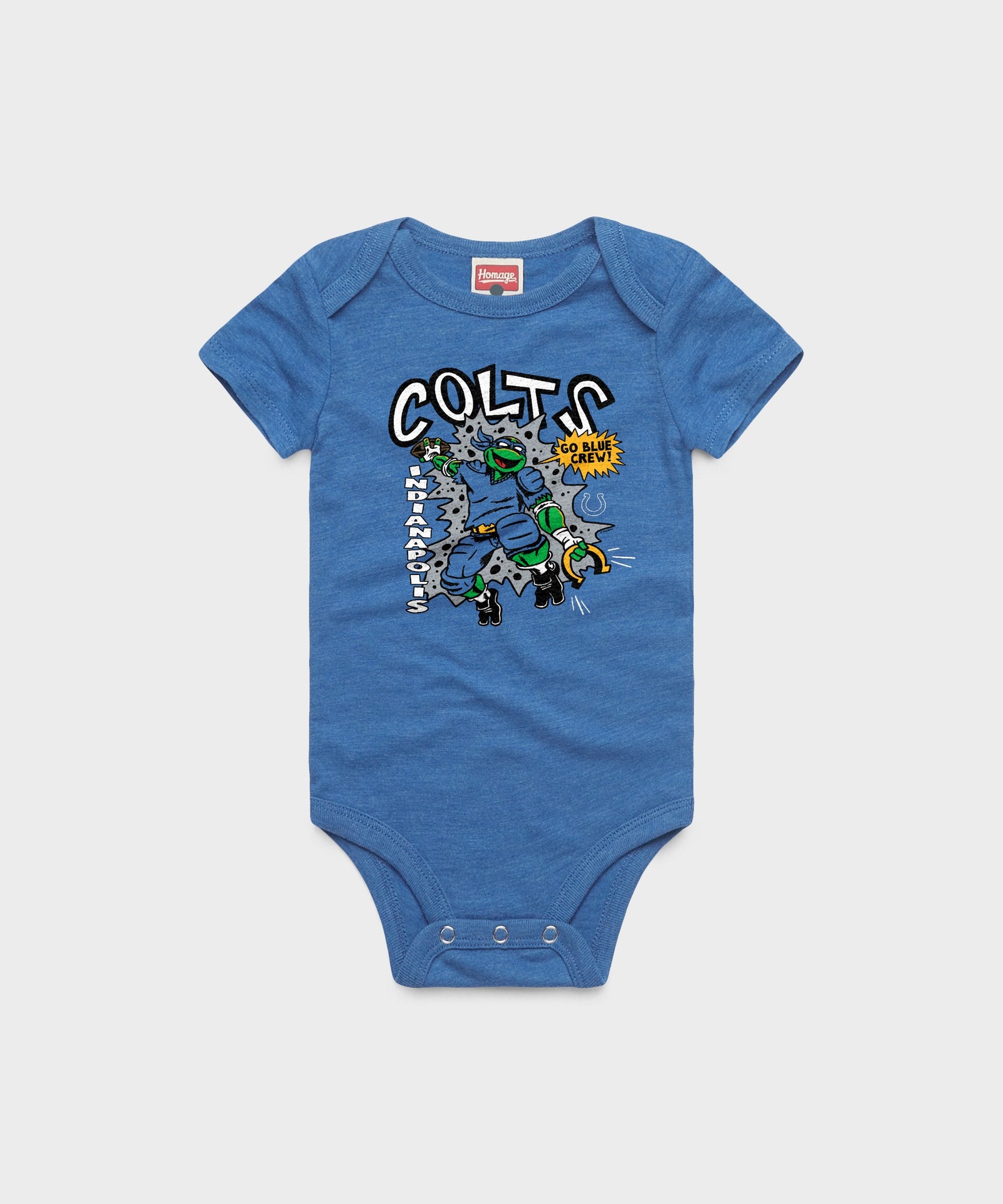 Tmnt Leonardo X Indianapolis Colts Baby One Piece