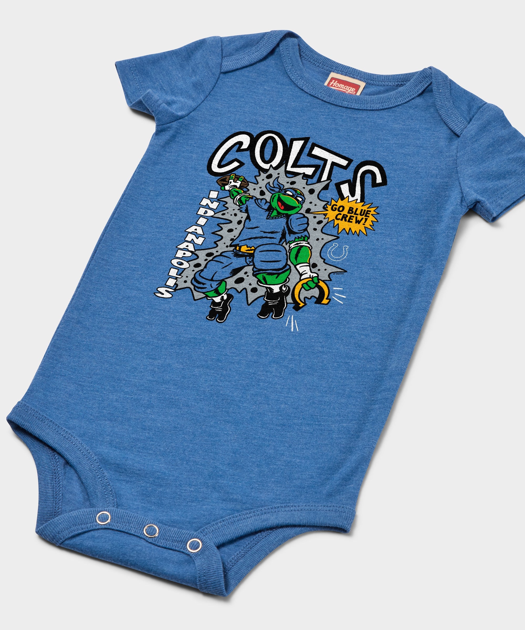 Tmnt Leonardo X Indianapolis Colts Baby One Piece