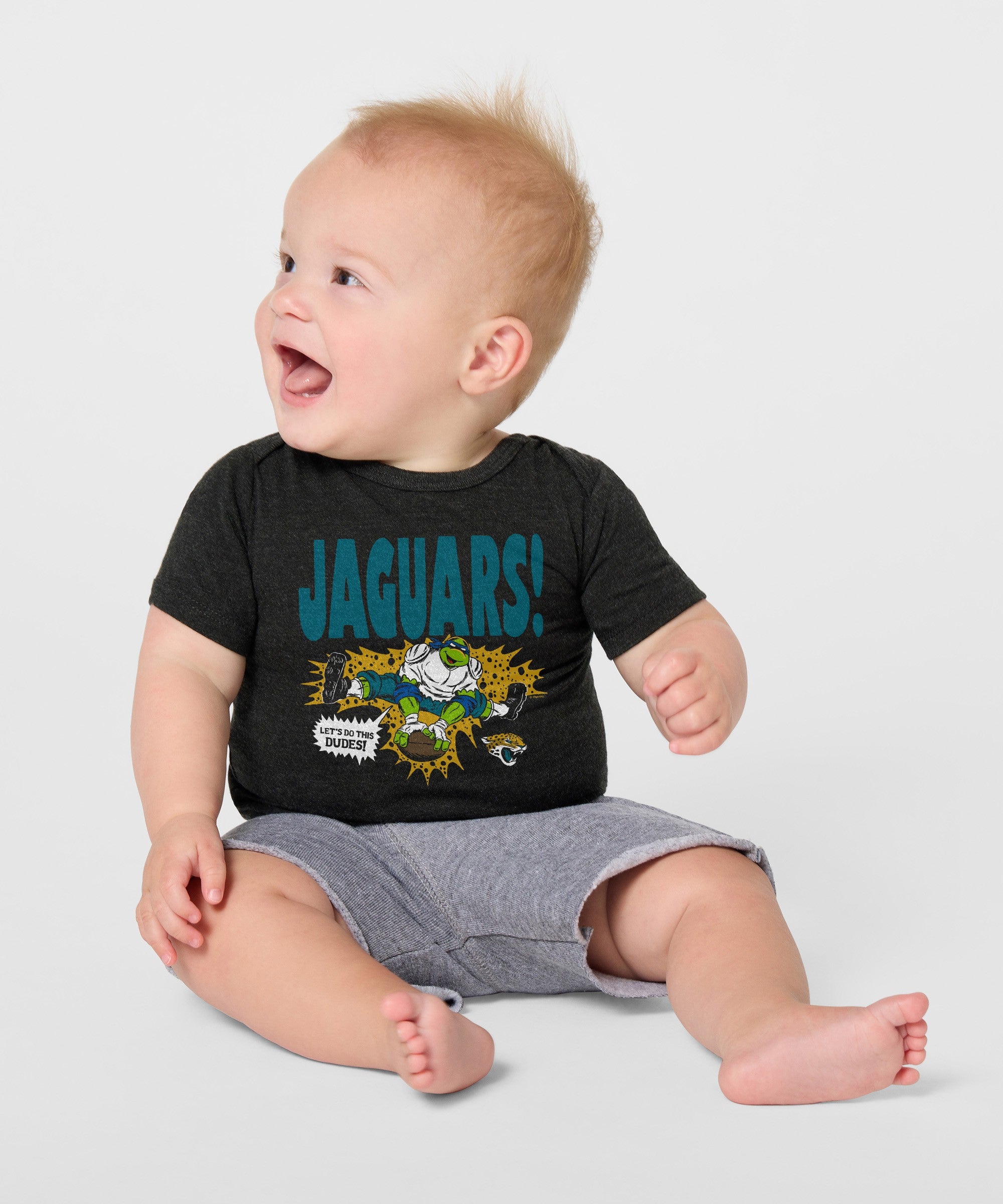 Tmnt Leonardo X Jacksonville Jaguars Baby One Piece