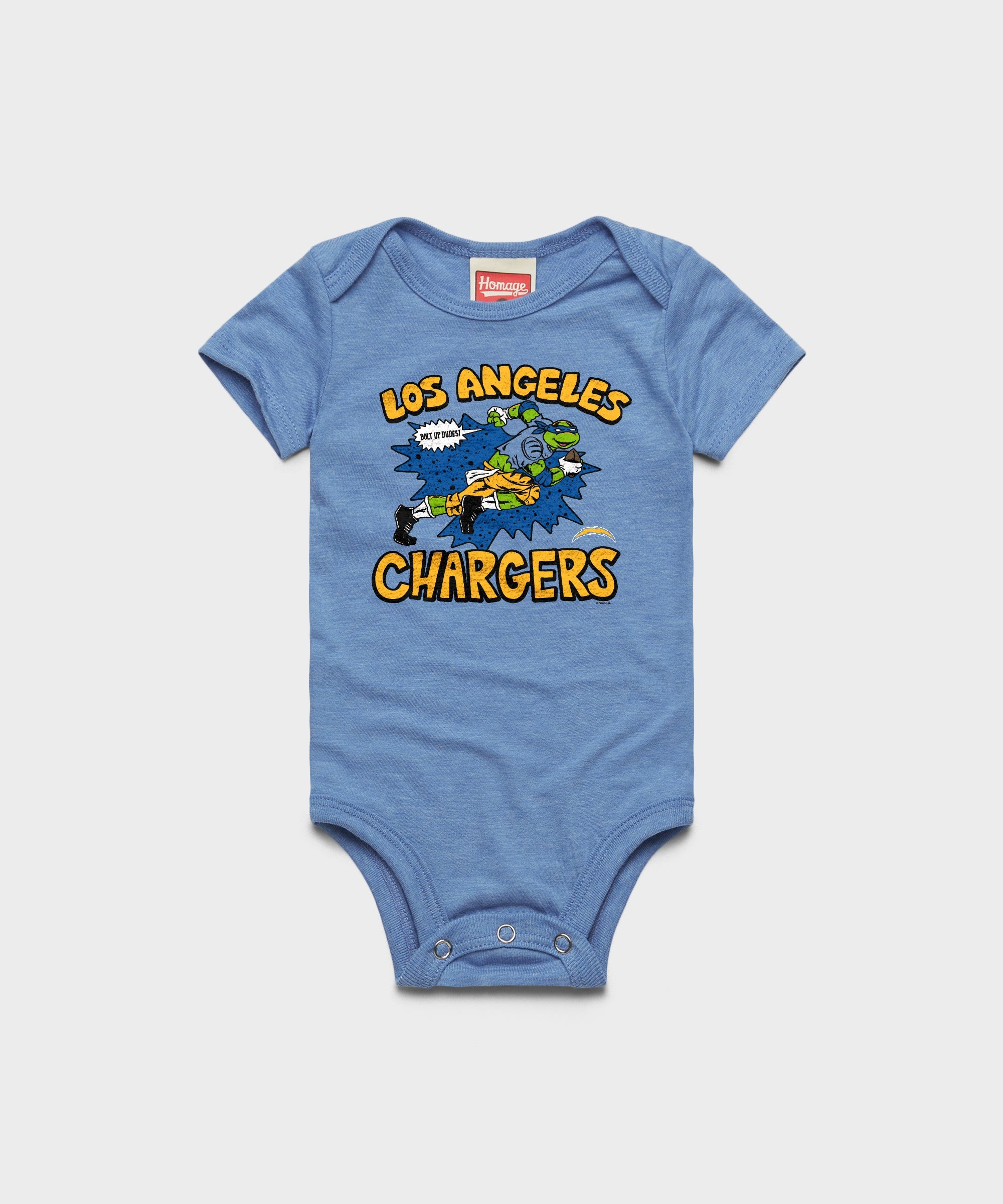 Tmnt Leonardo X Los Angeles Chargers Baby One Piece