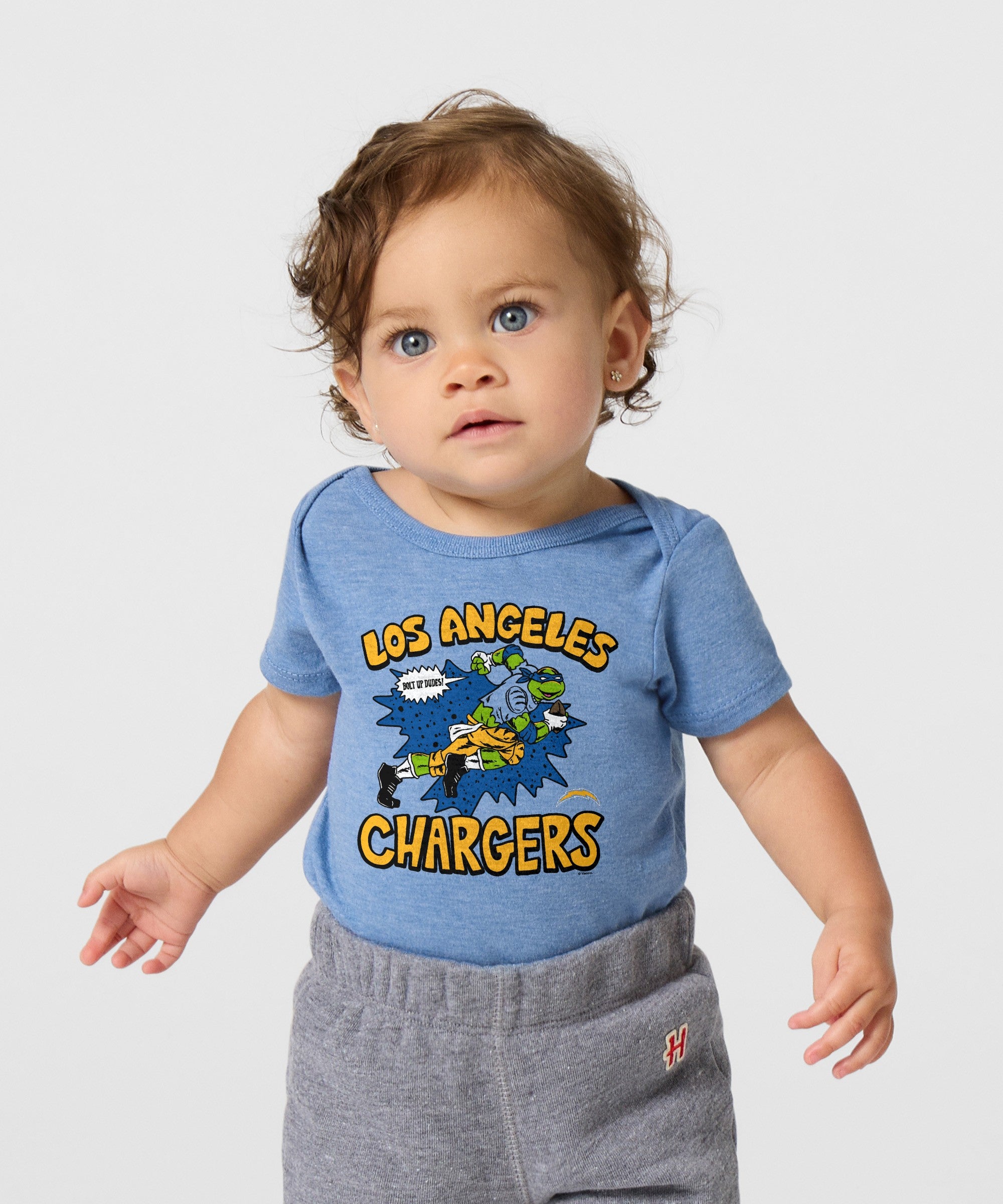 Tmnt Leonardo X Los Angeles Chargers Baby One Piece