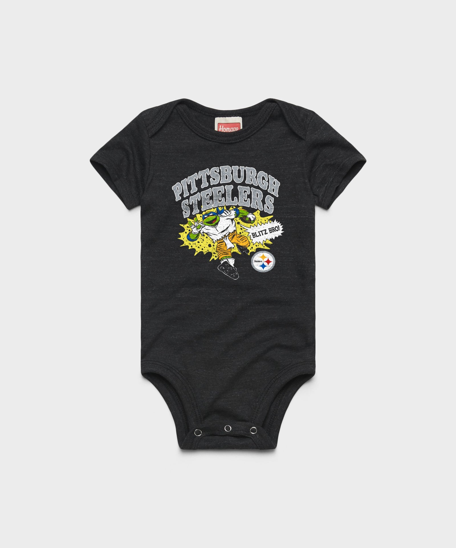 Tmnt Leonardo X Pittsburgh Steelers Baby One Piece