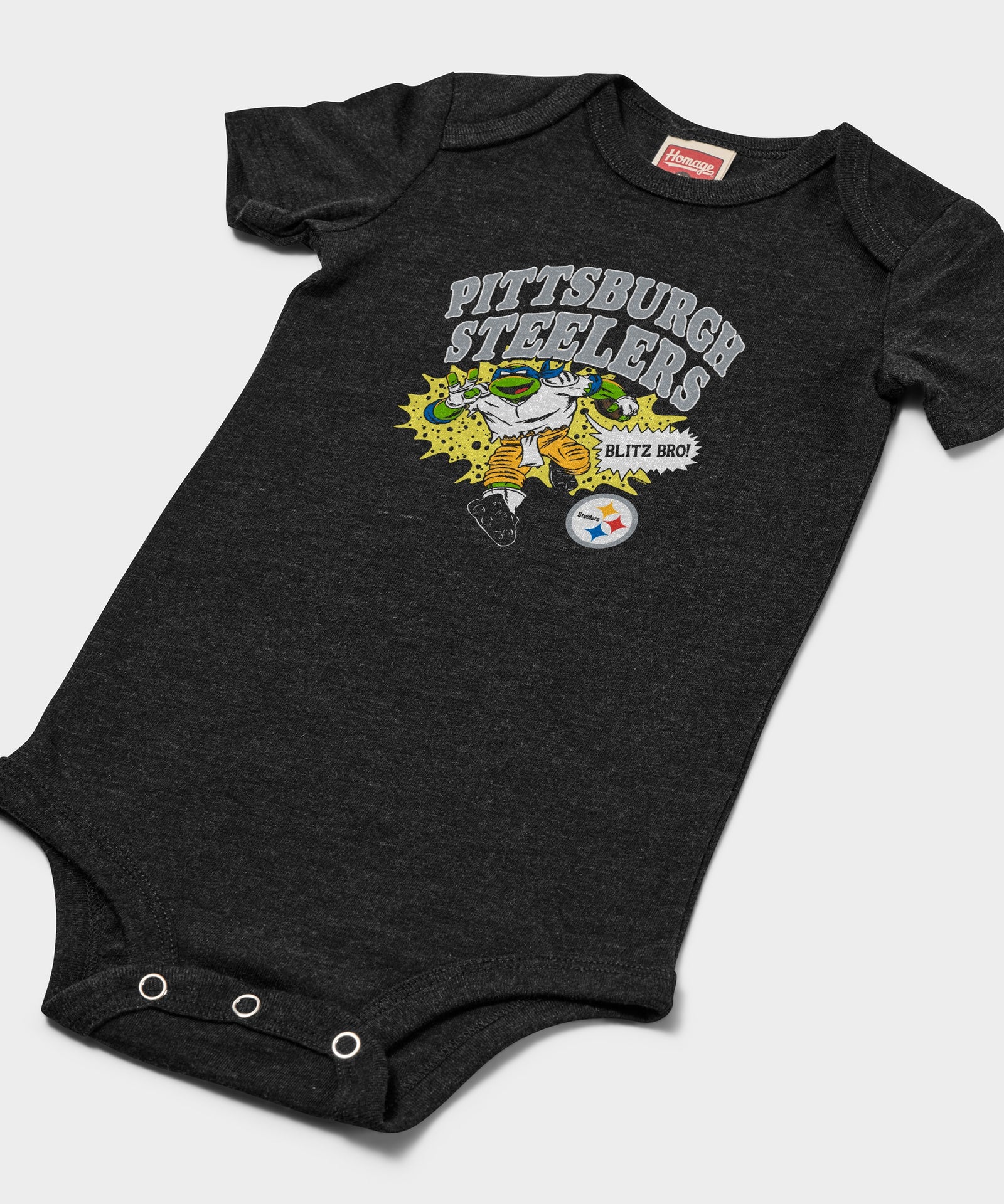 Tmnt Leonardo X Pittsburgh Steelers Baby One Piece
