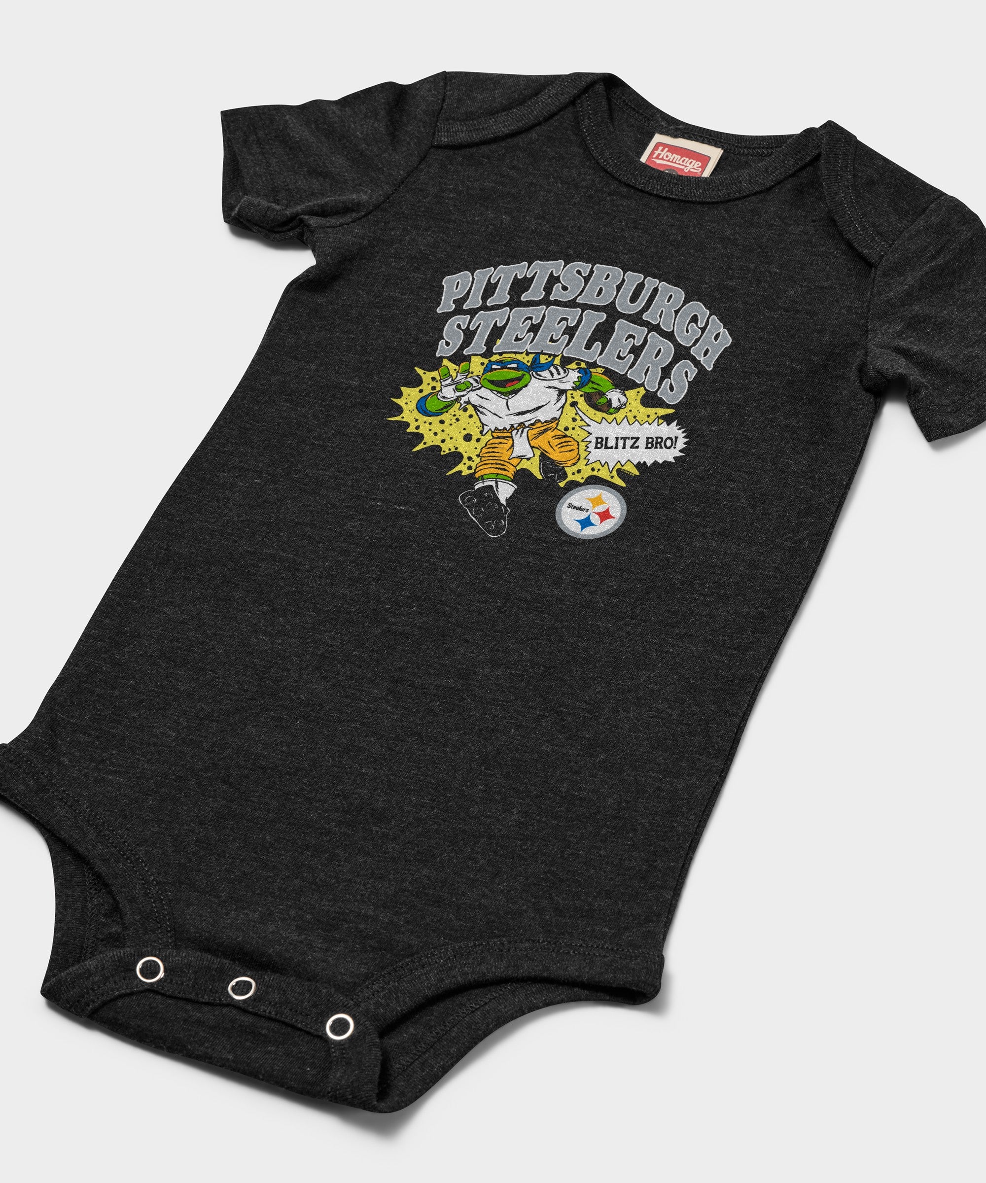 Tmnt Leonardo X Pittsburgh Steelers Baby One Piece