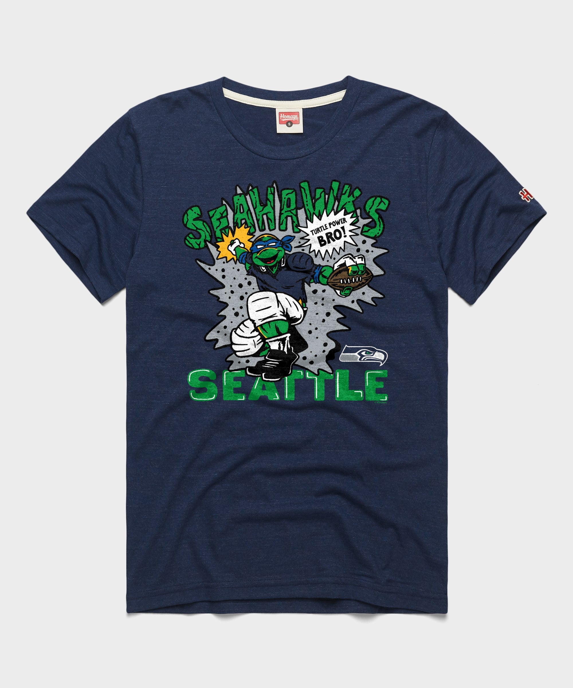 Tmnt Leonardo X Seattle Seahawks