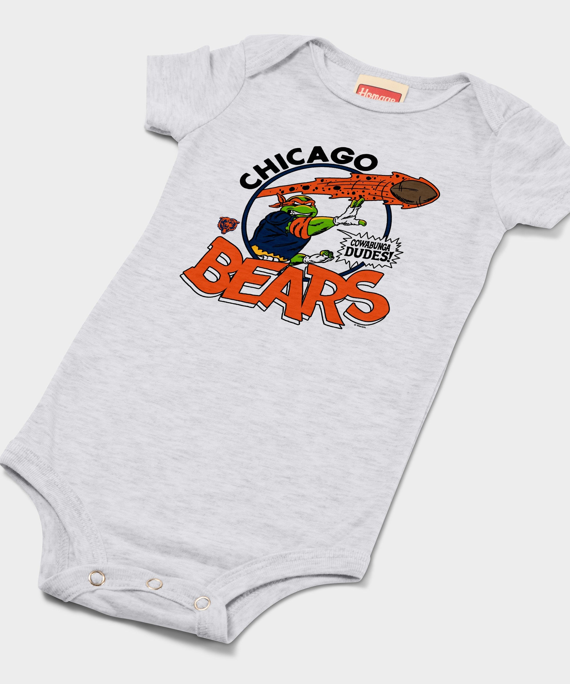 Tmnt Michelangelo X Chicago Bears Baby One Piece