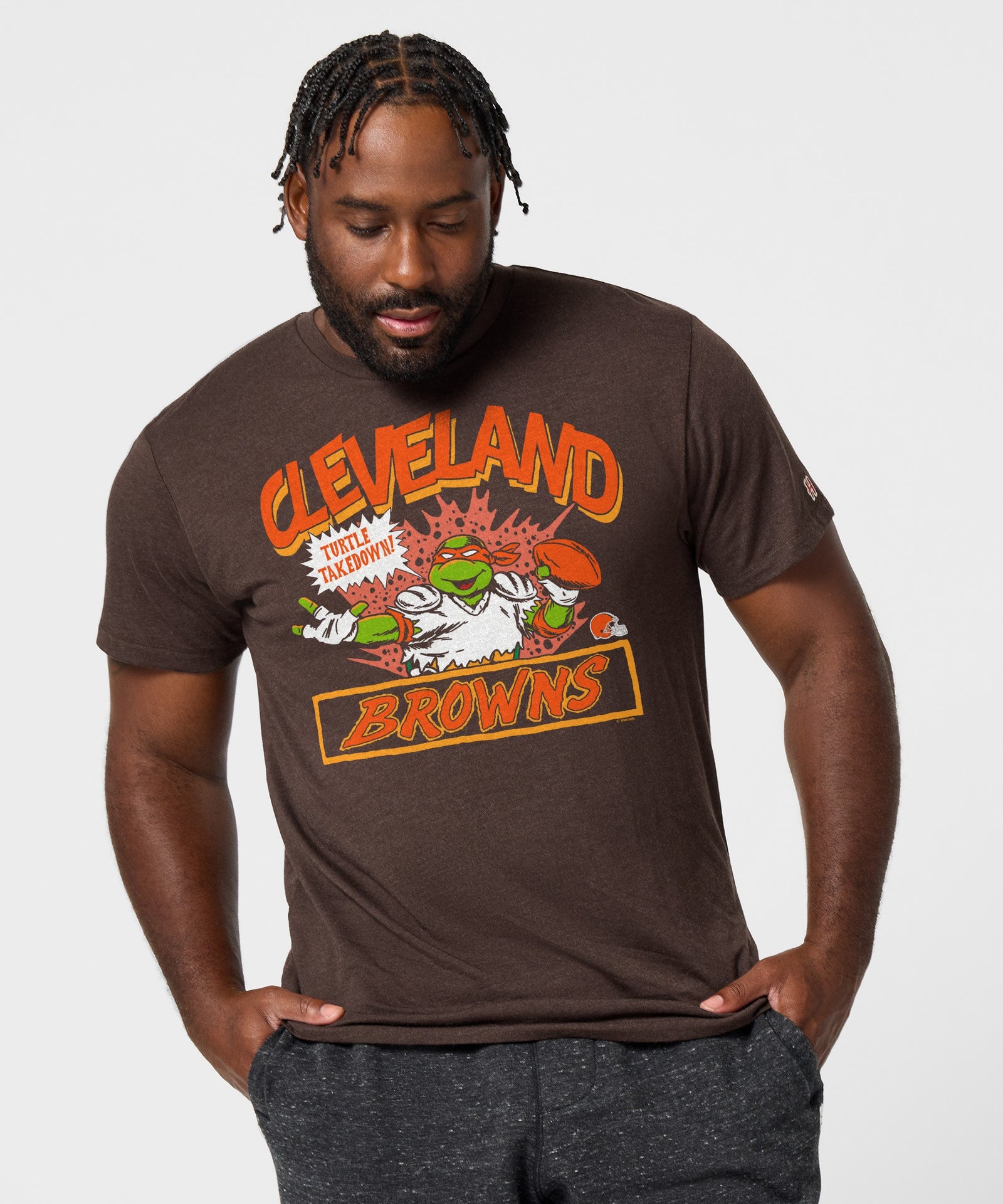 Tmnt Michelangelo X Cleveland Browns