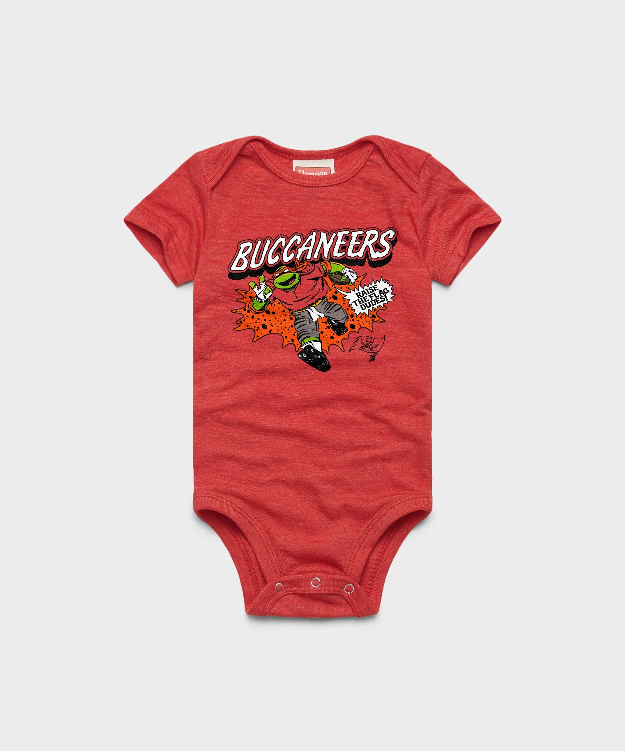 Tmnt Michelangelo X Tampa Bay Buccaneers Baby One Piece