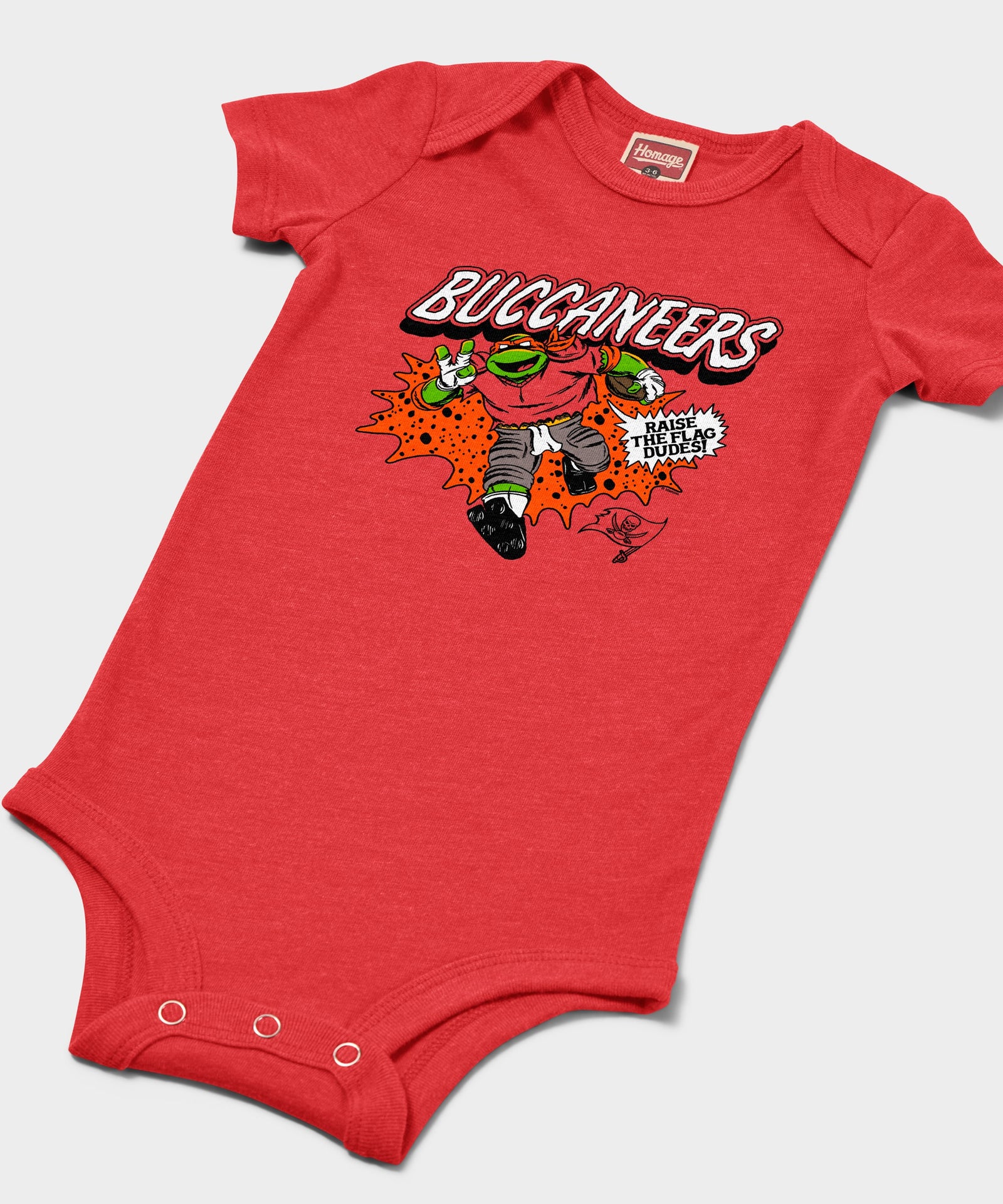 Tmnt Michelangelo X Tampa Bay Buccaneers Baby One Piece