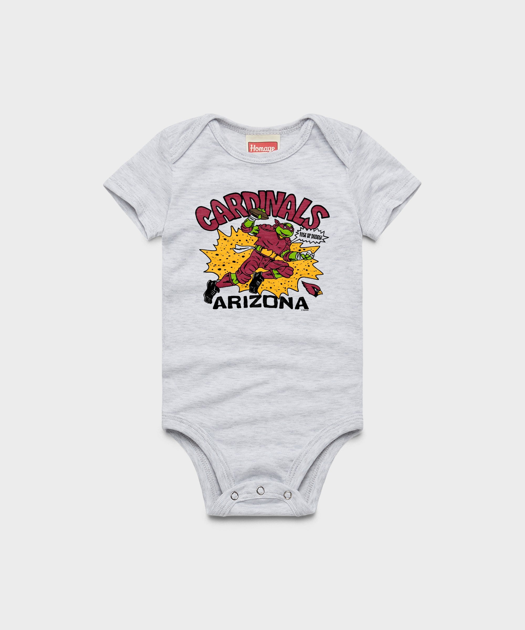 Tmnt Raphael X Arizona Cardinals Baby One Piece