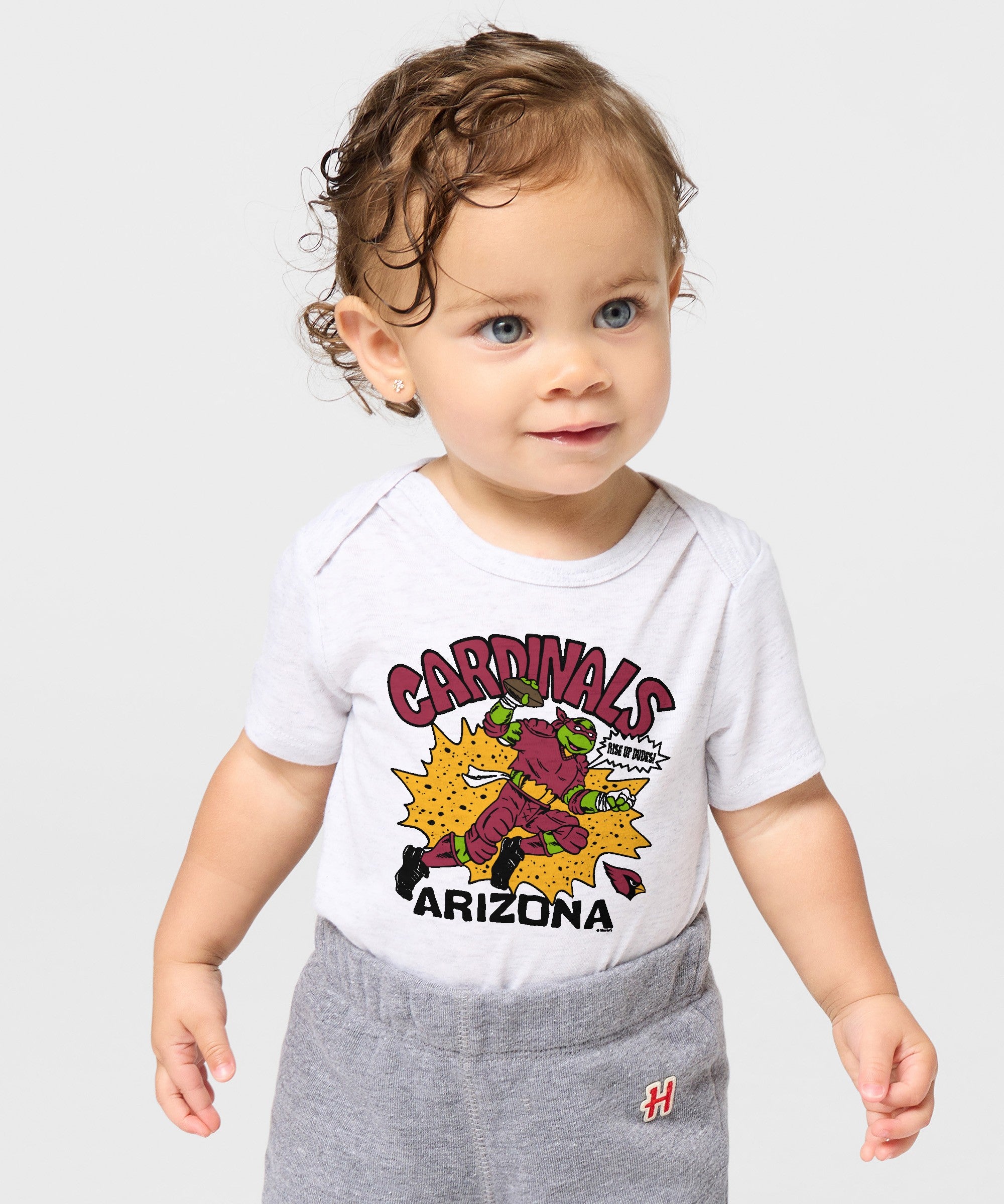 Tmnt Raphael X Arizona Cardinals Baby One Piece