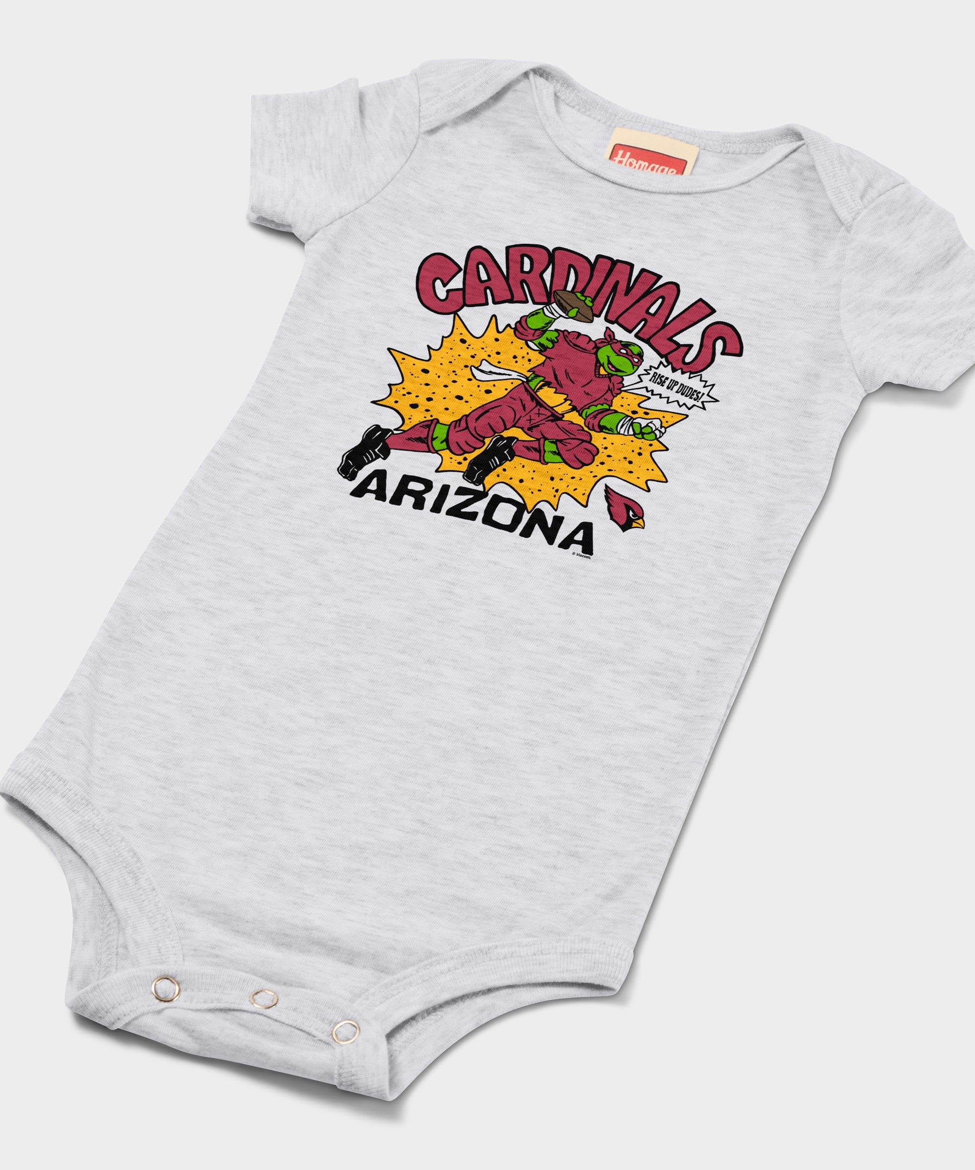 Tmnt Raphael X Arizona Cardinals Baby One Piece