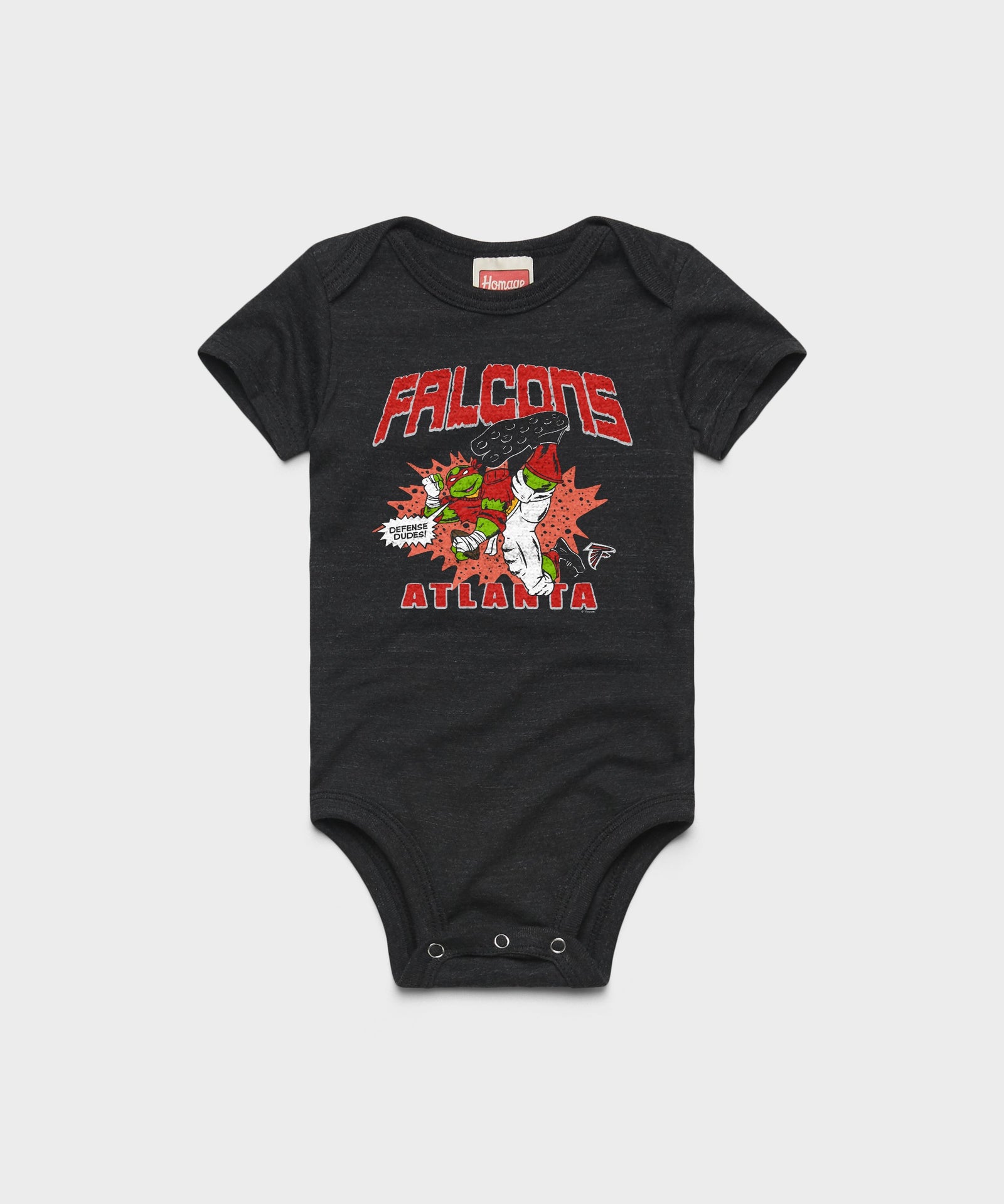 Tmnt Raphael X Atlanta Falcons Baby One Piece