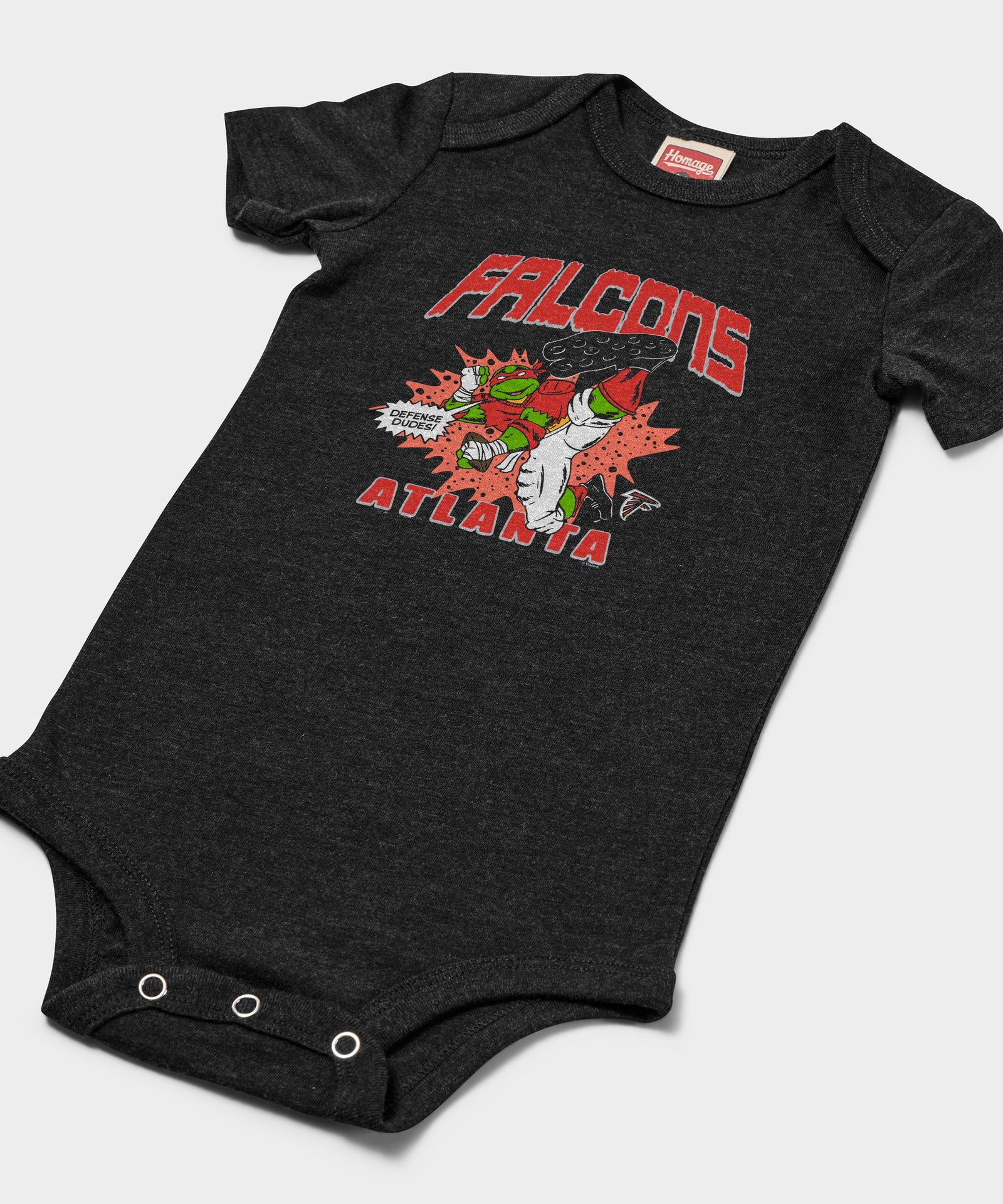 Tmnt Raphael X Atlanta Falcons Baby One Piece