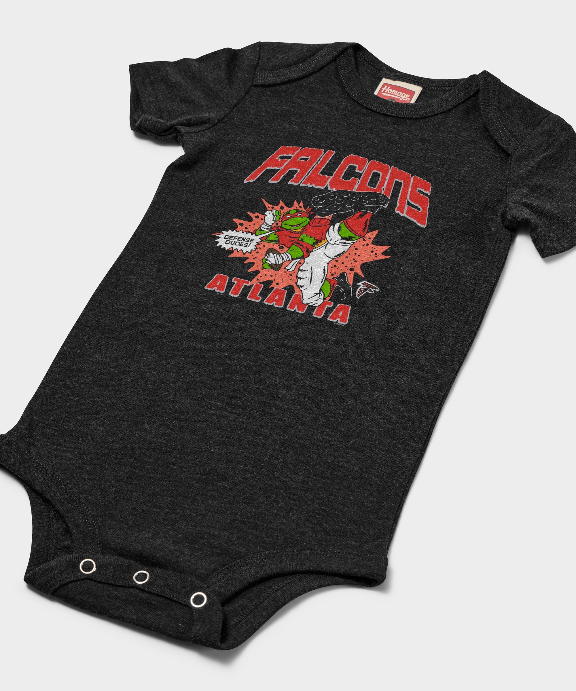 Tmnt Raphael X Atlanta Falcons Baby One Piece