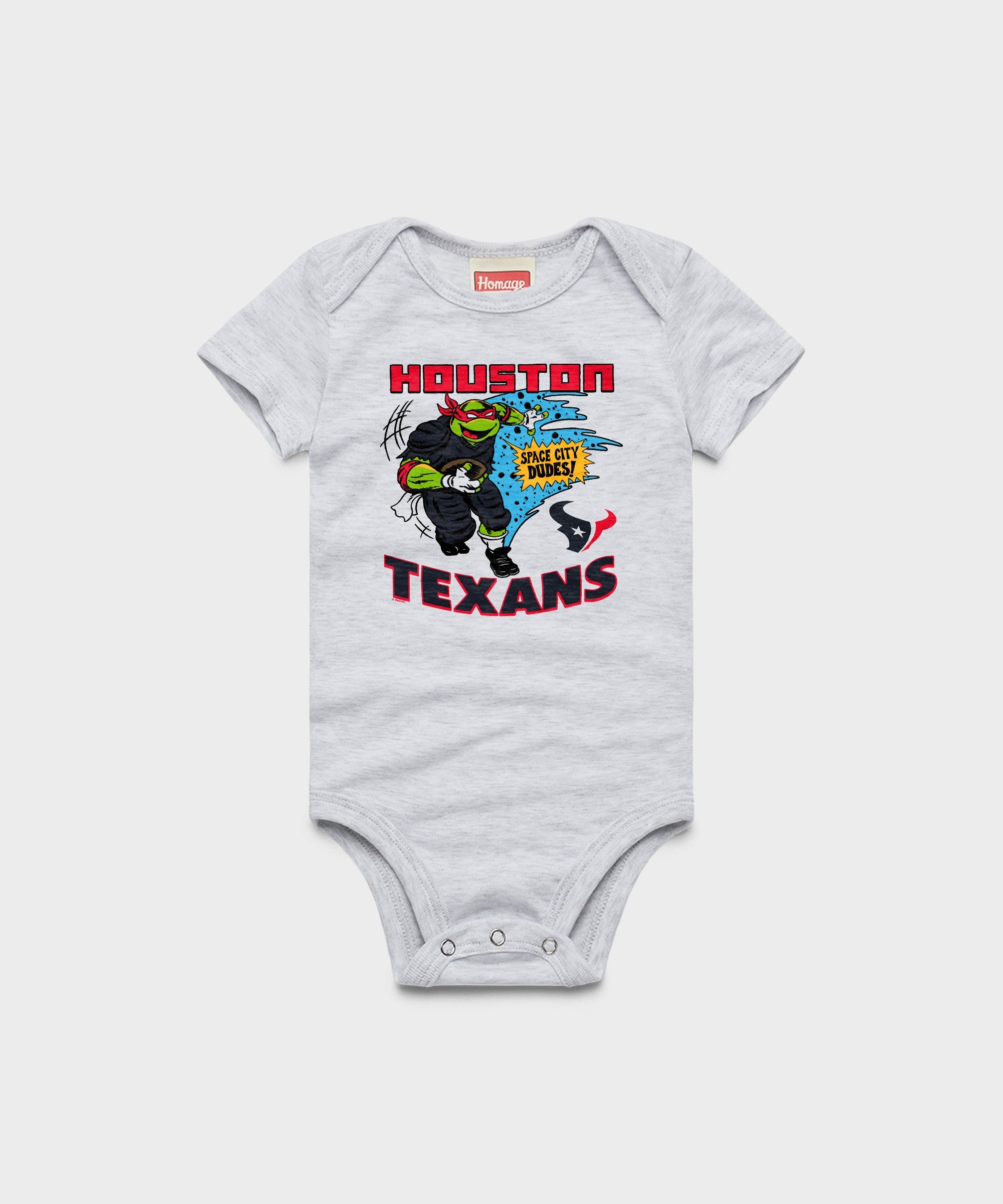 Tmnt Raphael X Houston Texans Baby One Piece