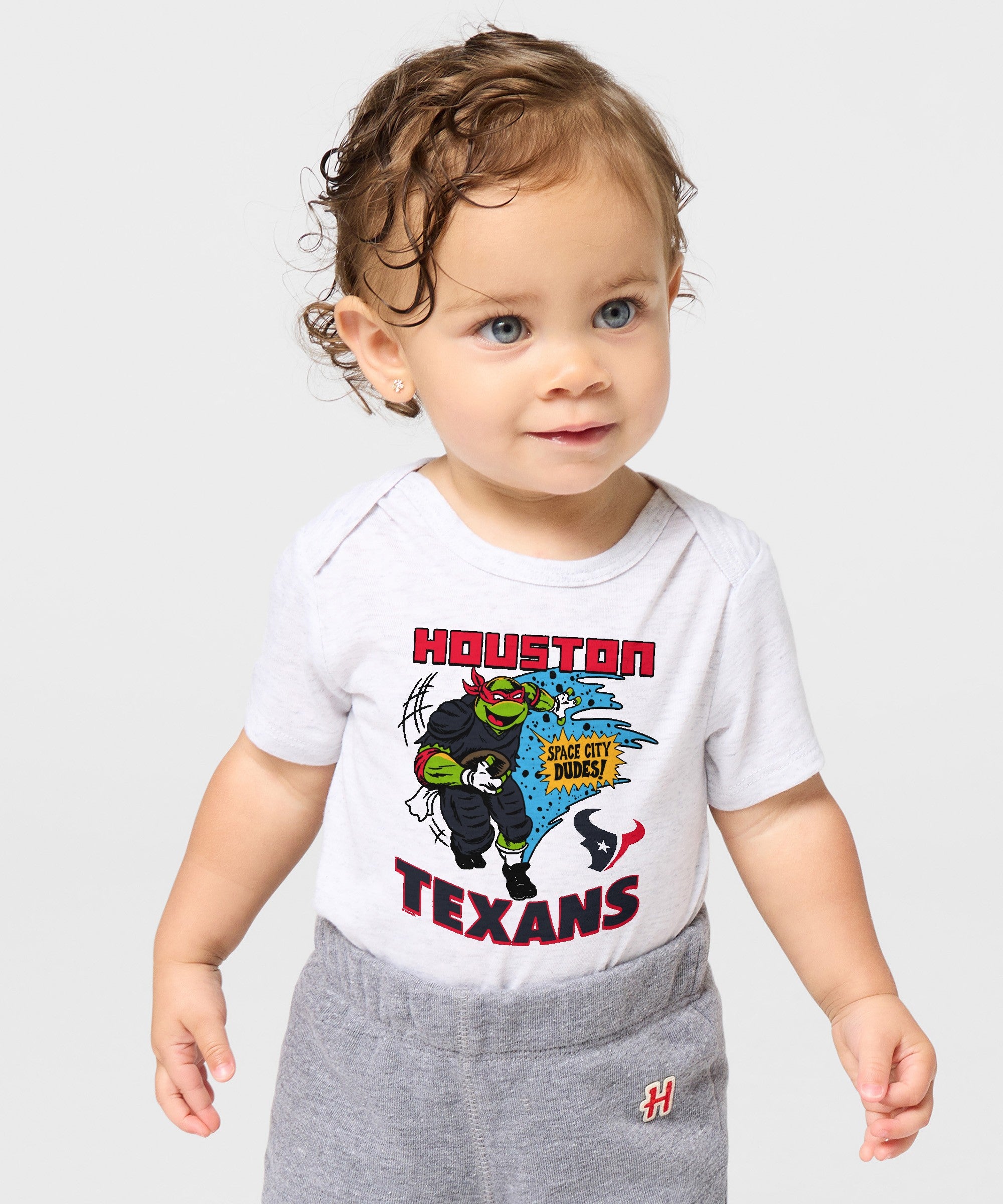 Tmnt Raphael X Houston Texans Baby One Piece