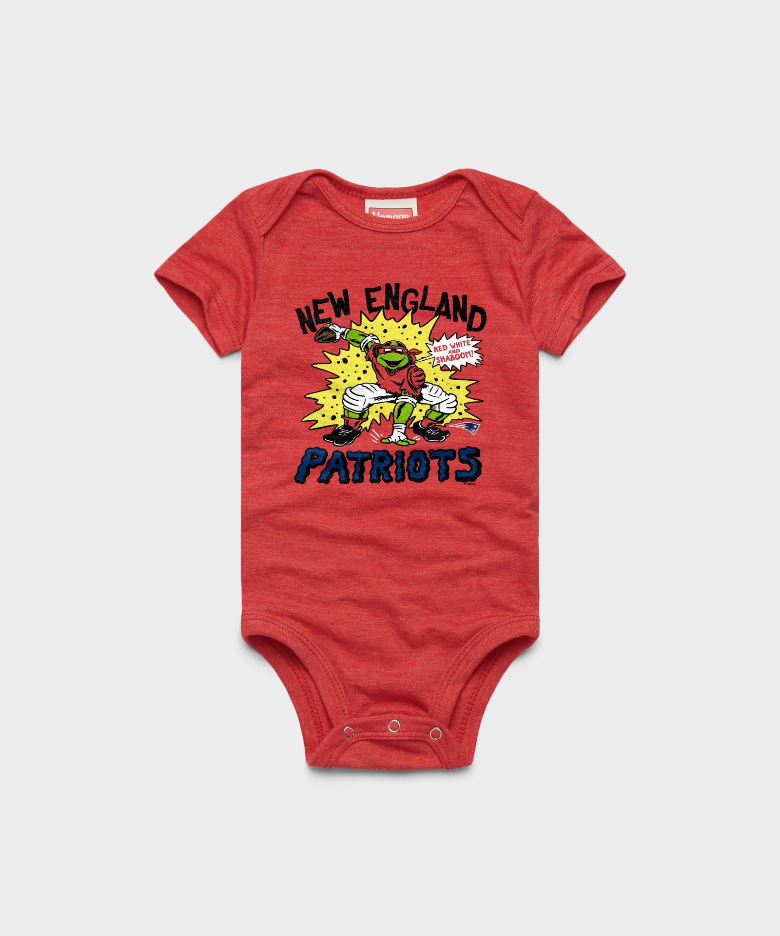 Tmnt Raphael X New England Patriots Baby One Piece