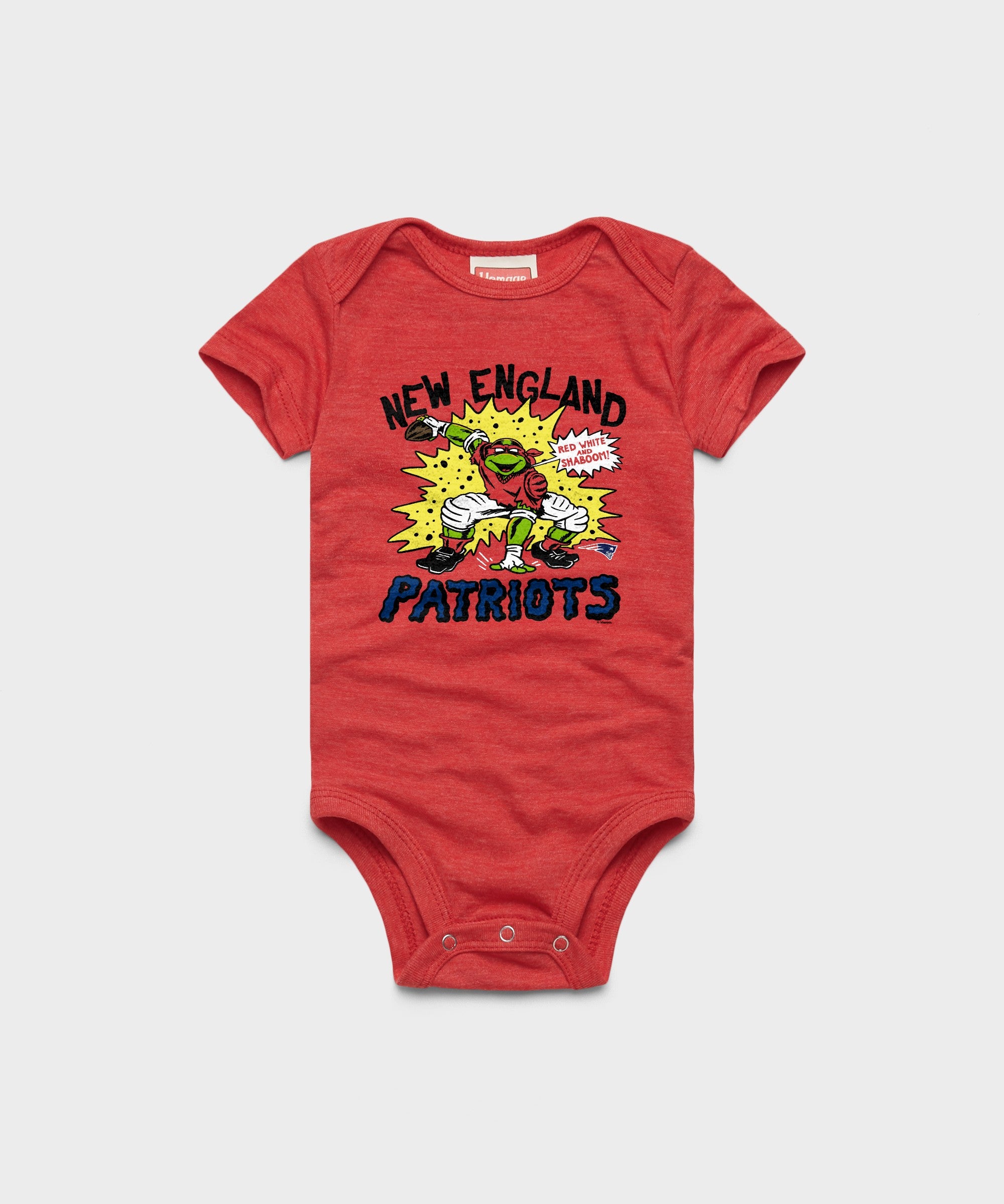 Tmnt Raphael X New England Patriots Baby One Piece