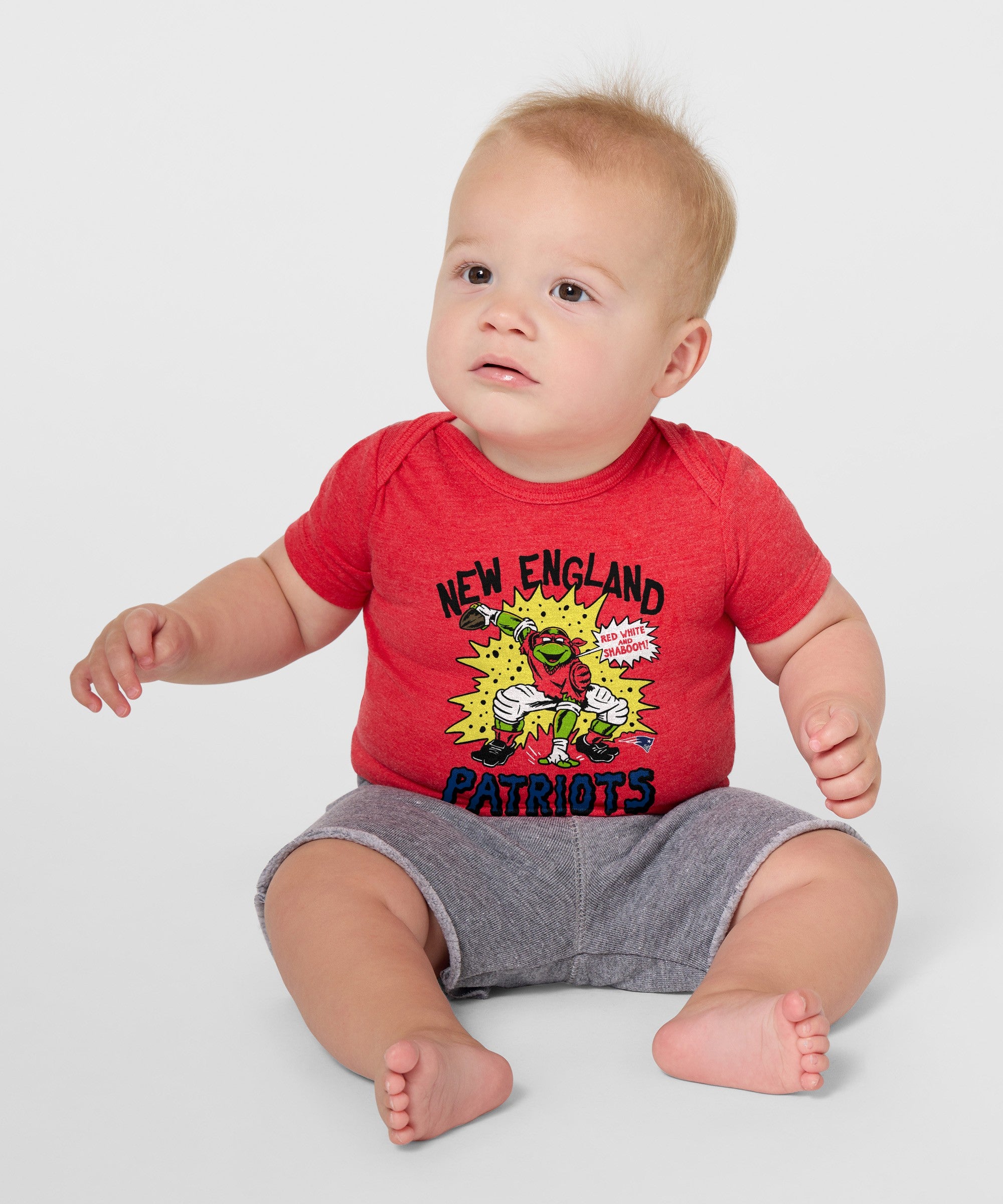 Tmnt Raphael X New England Patriots Baby One Piece