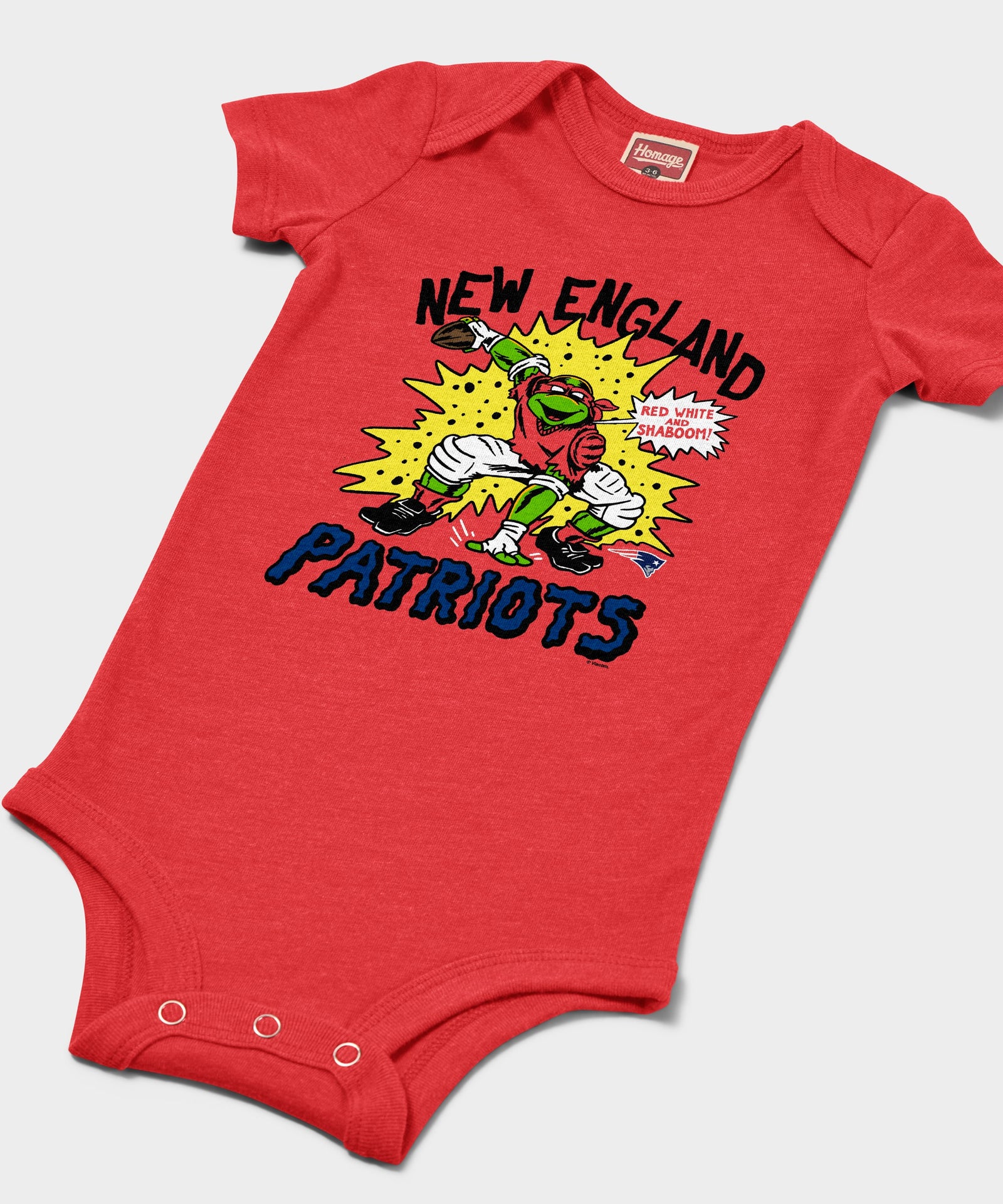 Tmnt Raphael X New England Patriots Baby One Piece