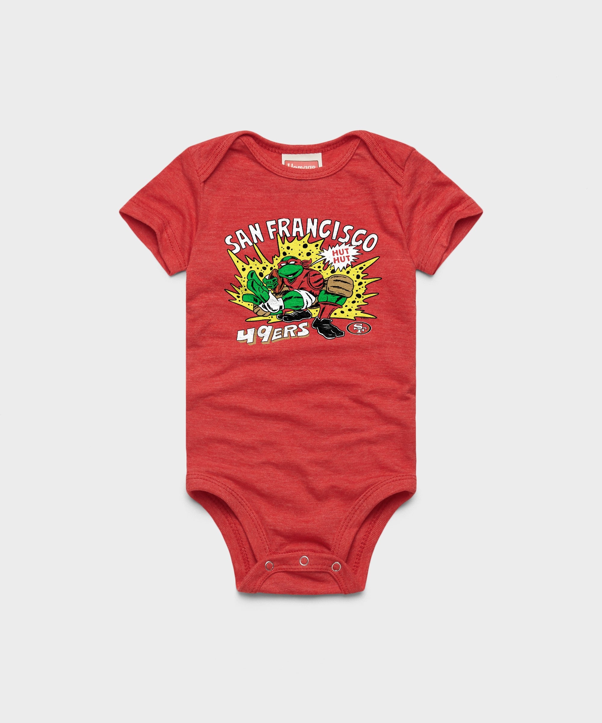 Tmnt Raphael X San Francisco 49Ers Baby One Piece