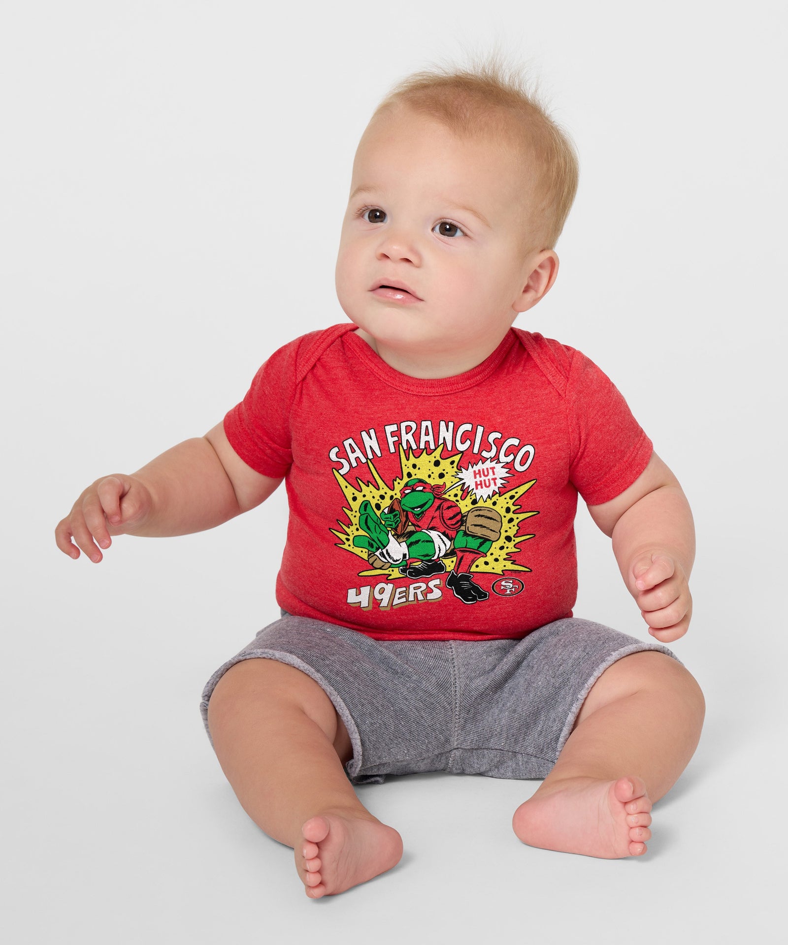 Tmnt Raphael X San Francisco 49Ers Baby One Piece