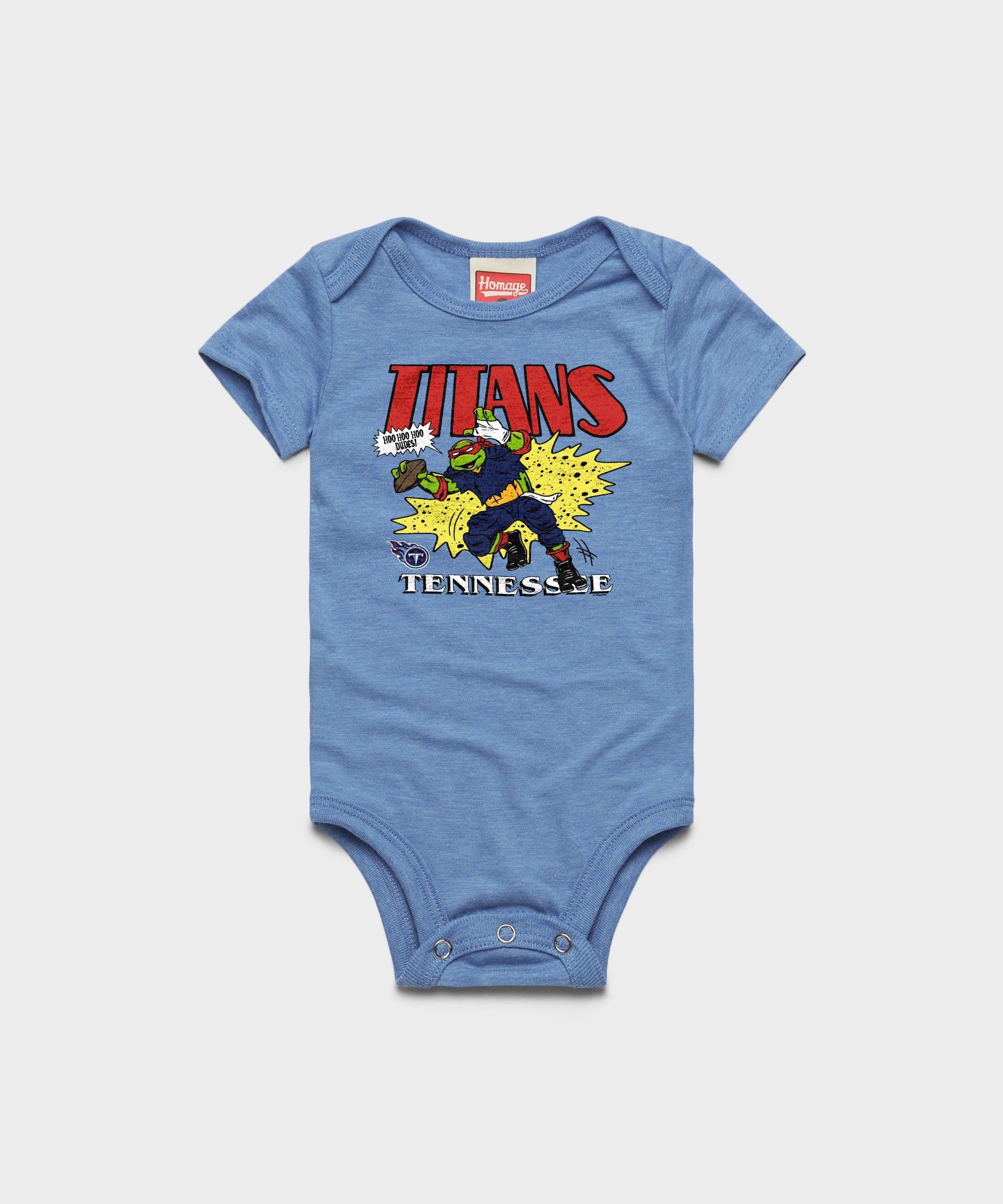 Tmnt Raphael X Tennessee Titans Baby One Piece