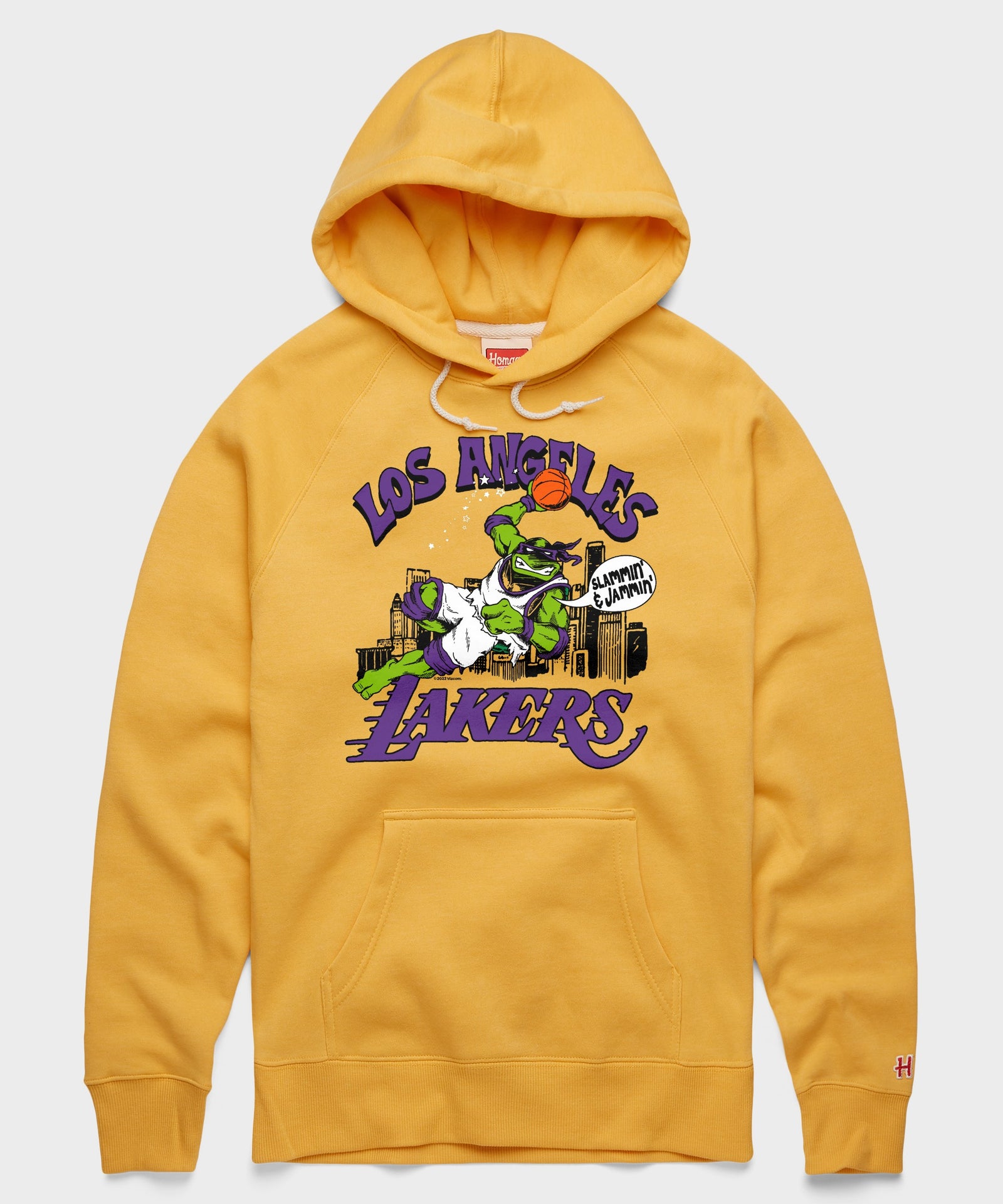 Tmnt X La Lakers Slammin' And Jammin' Hoodie