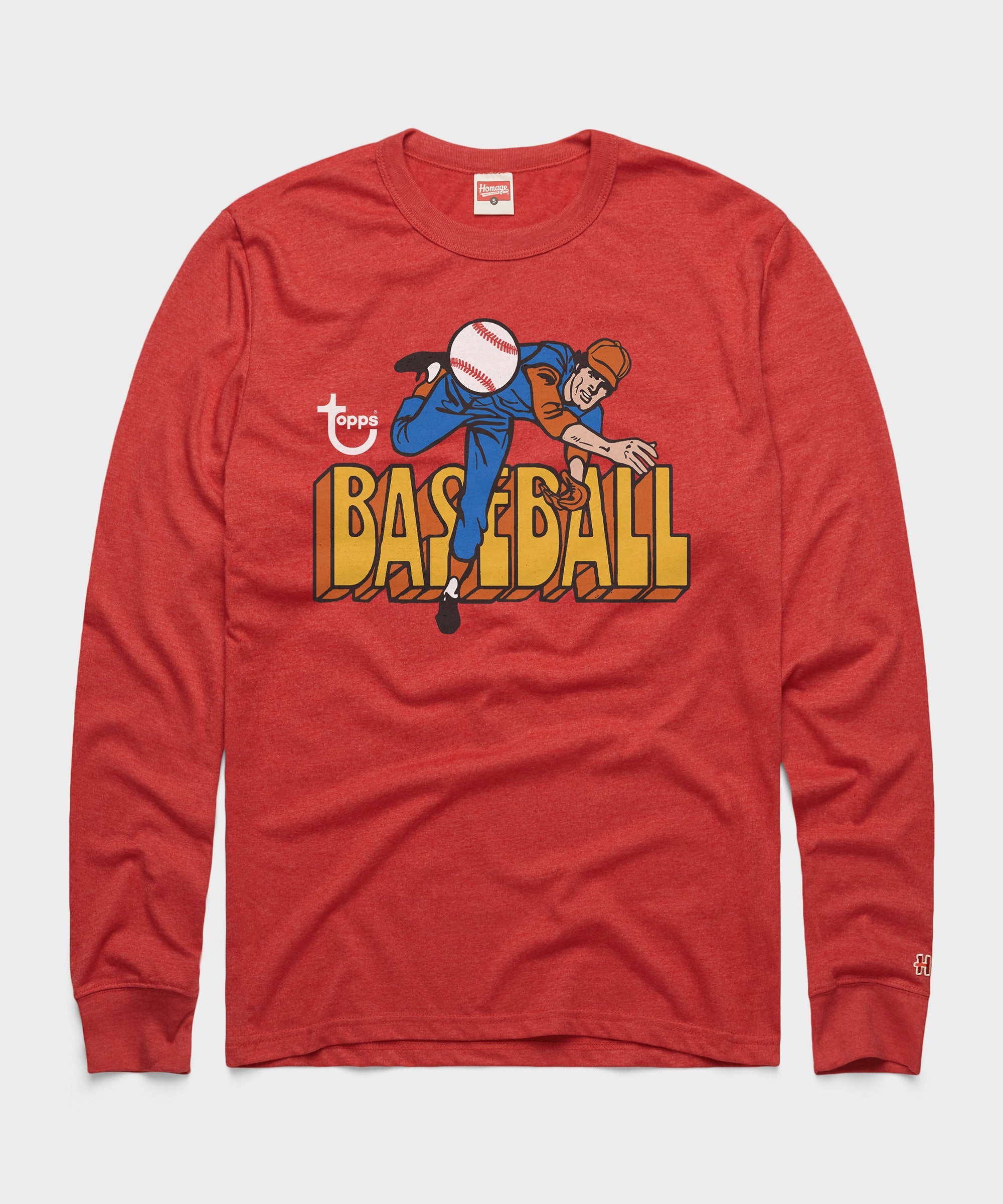 Topps Baseball Long Sleeve Tee
