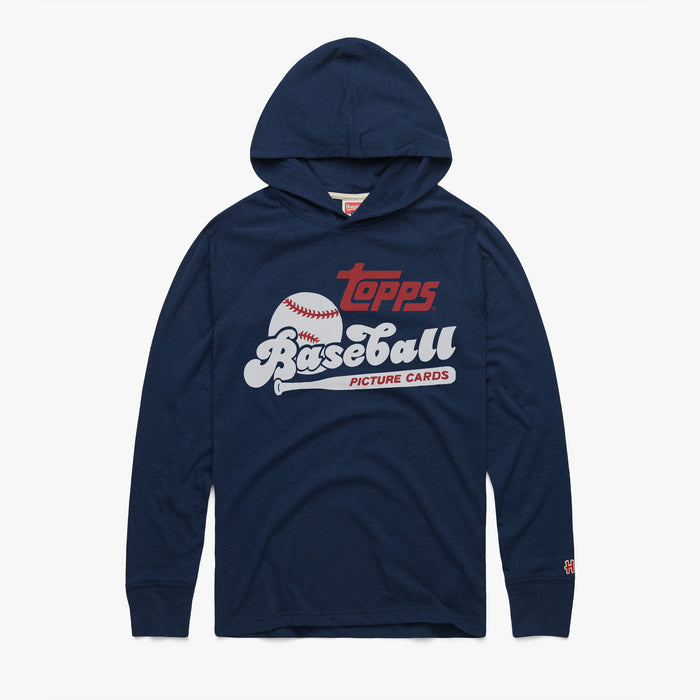 Topps Baseball Picture Cards Retro Lightweight Hoodie
