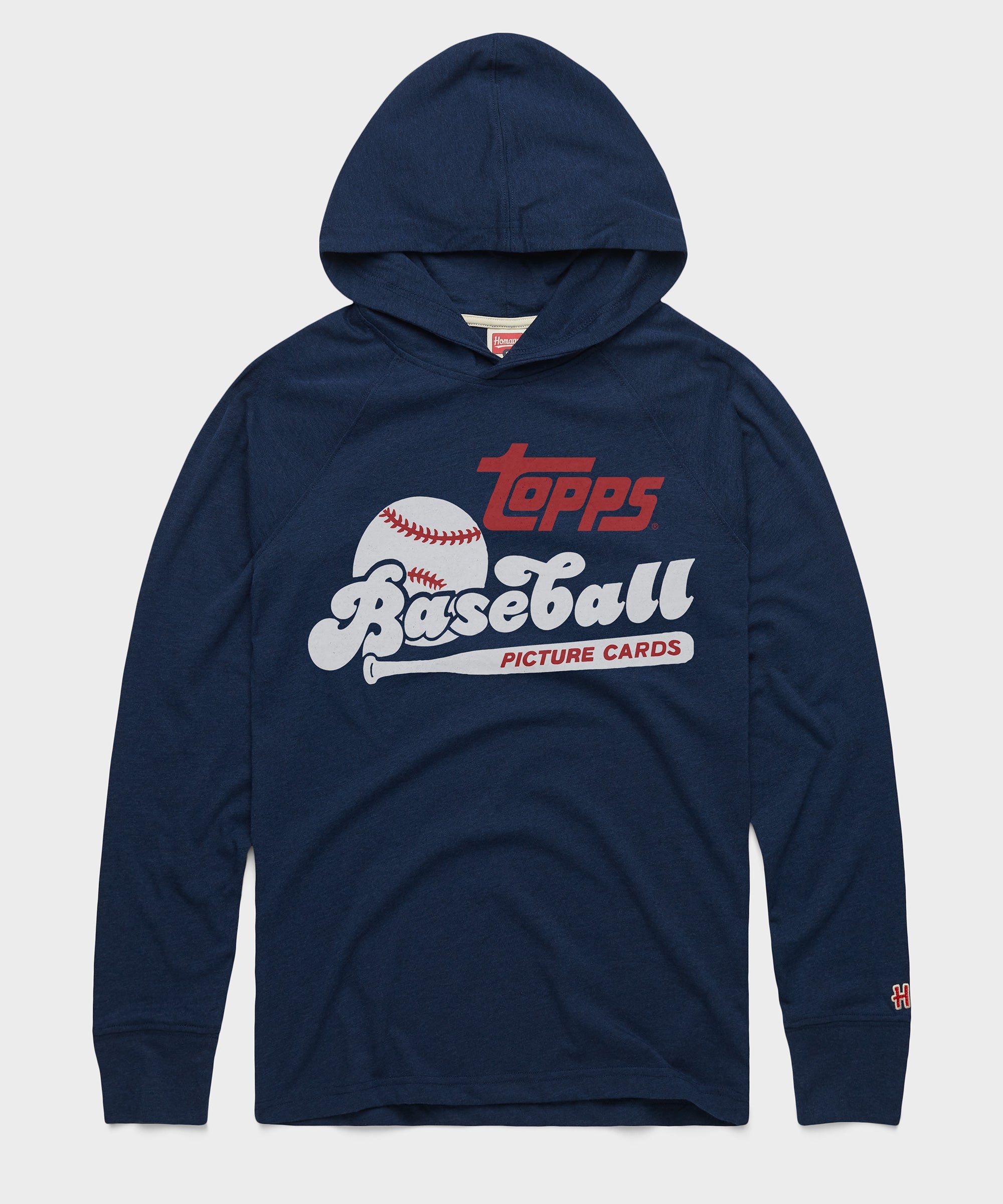 Topps Baseball Picture Cards Retro Lightweight Hoodie
