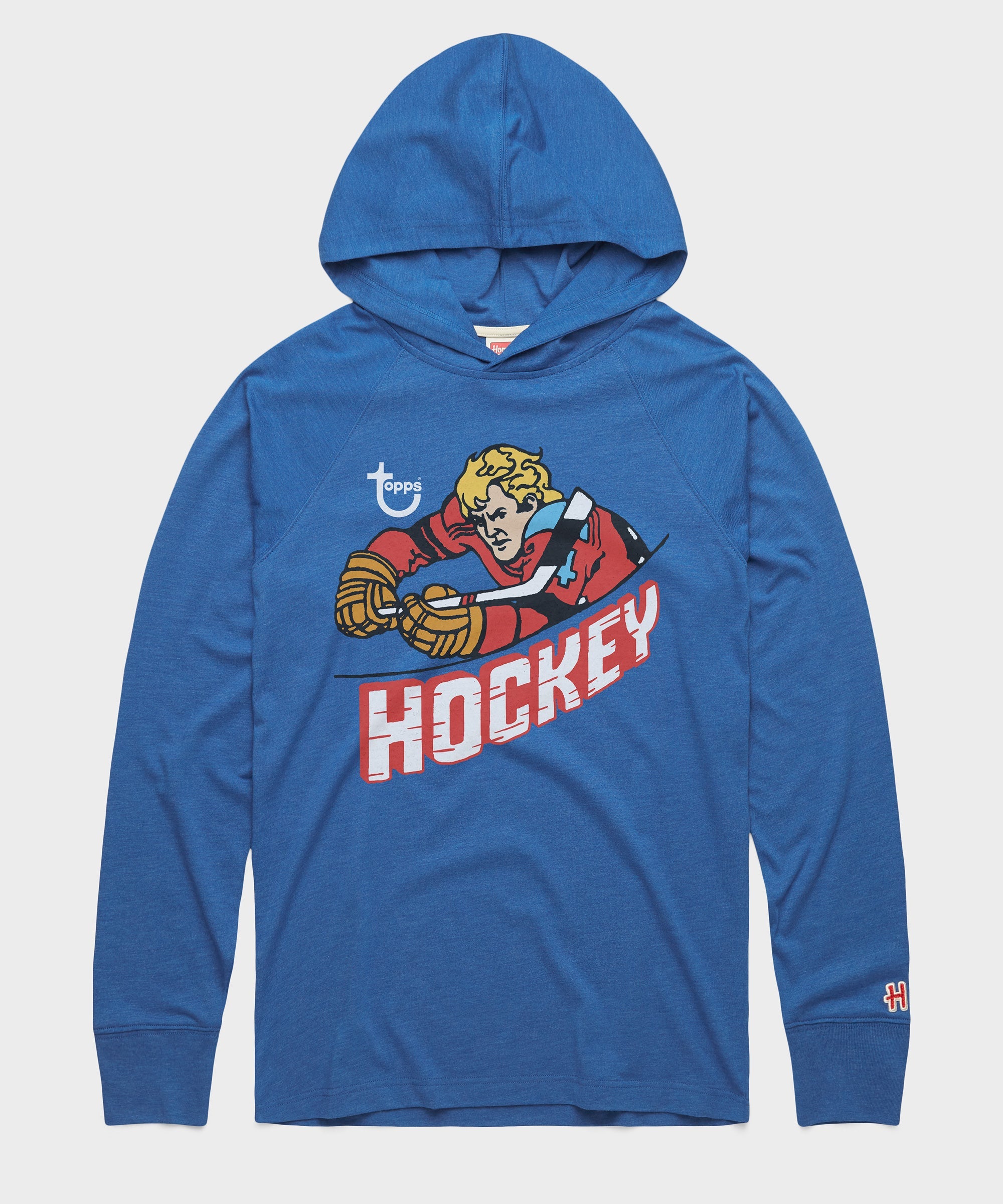 Topps Hockey Lightweight Hoodie Royal Blue