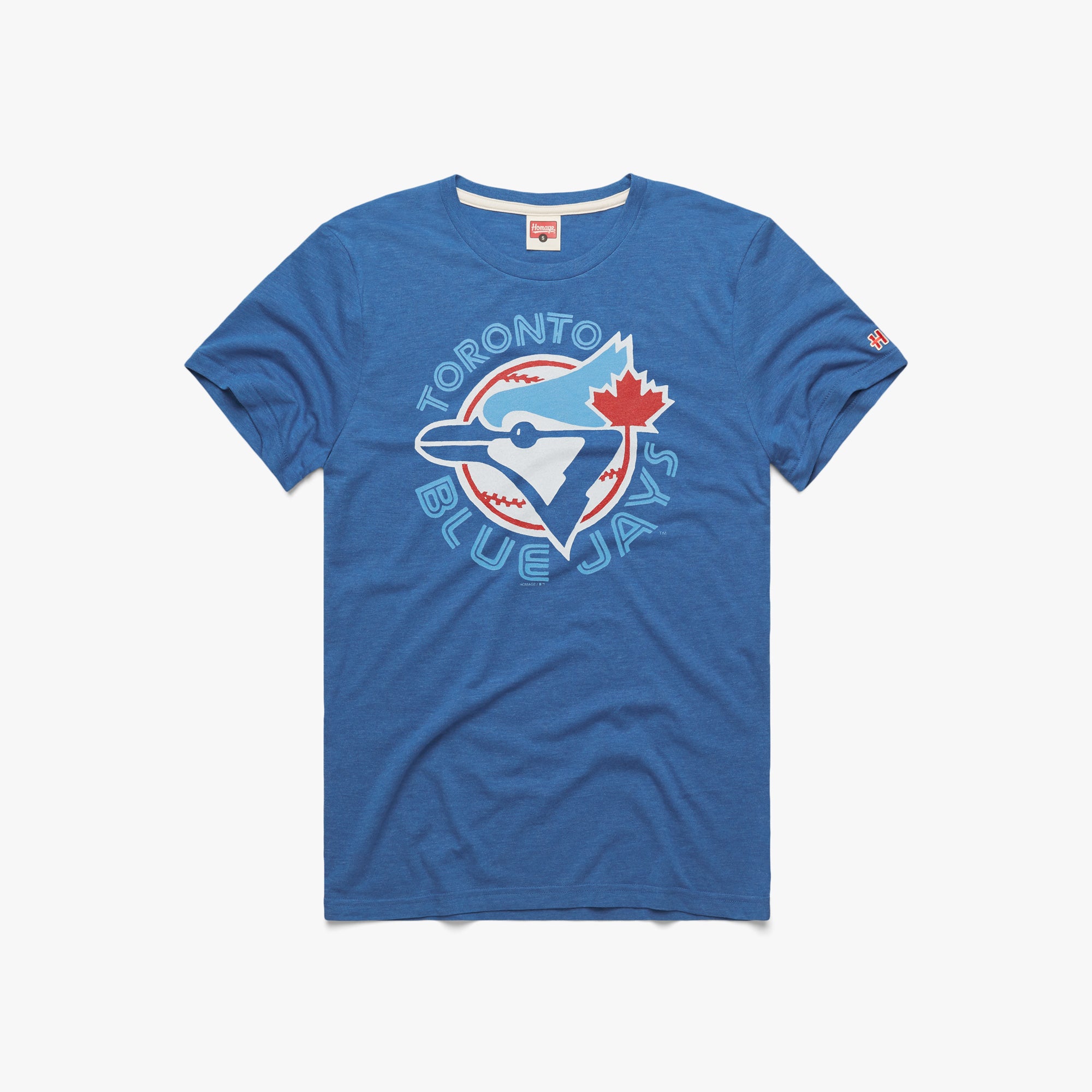 Toronto Blue Jays '77 T-Shirt from Homage. | Royal Blue | Vintage Apparel from Homage.