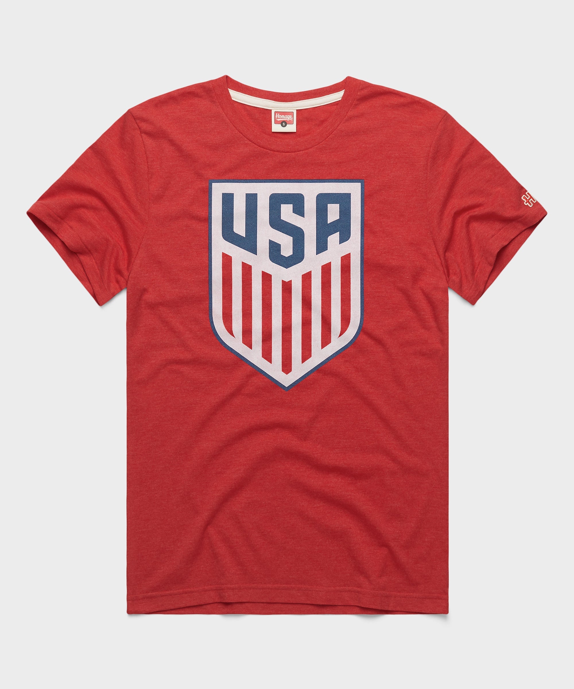 USA Crest Red