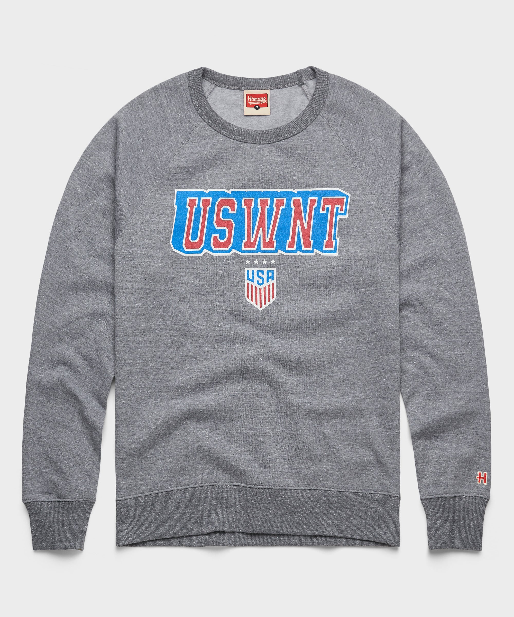 USWNT Block Crewneck Grey