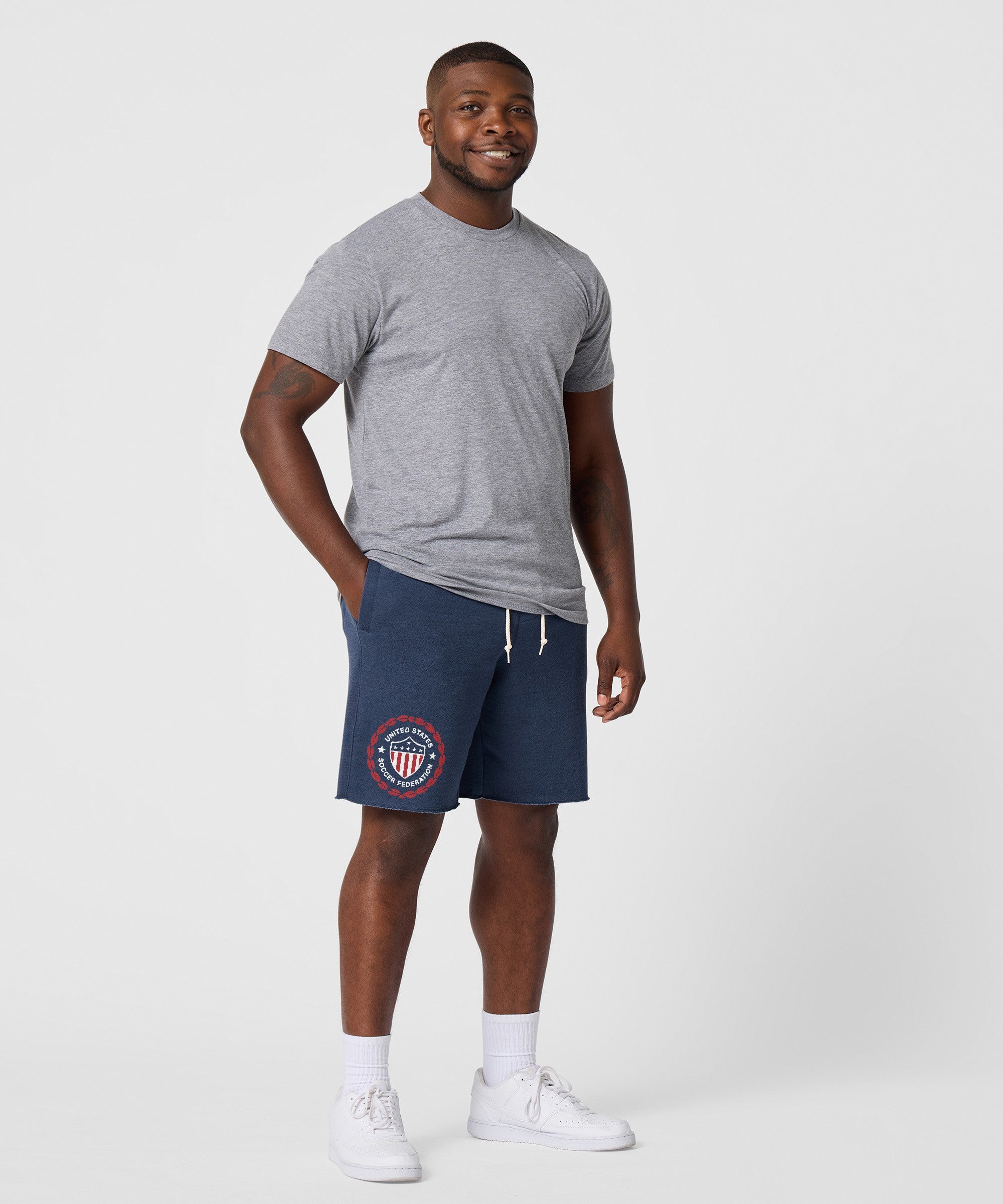 Us Soccer 1986 Crest Sweat Shorts