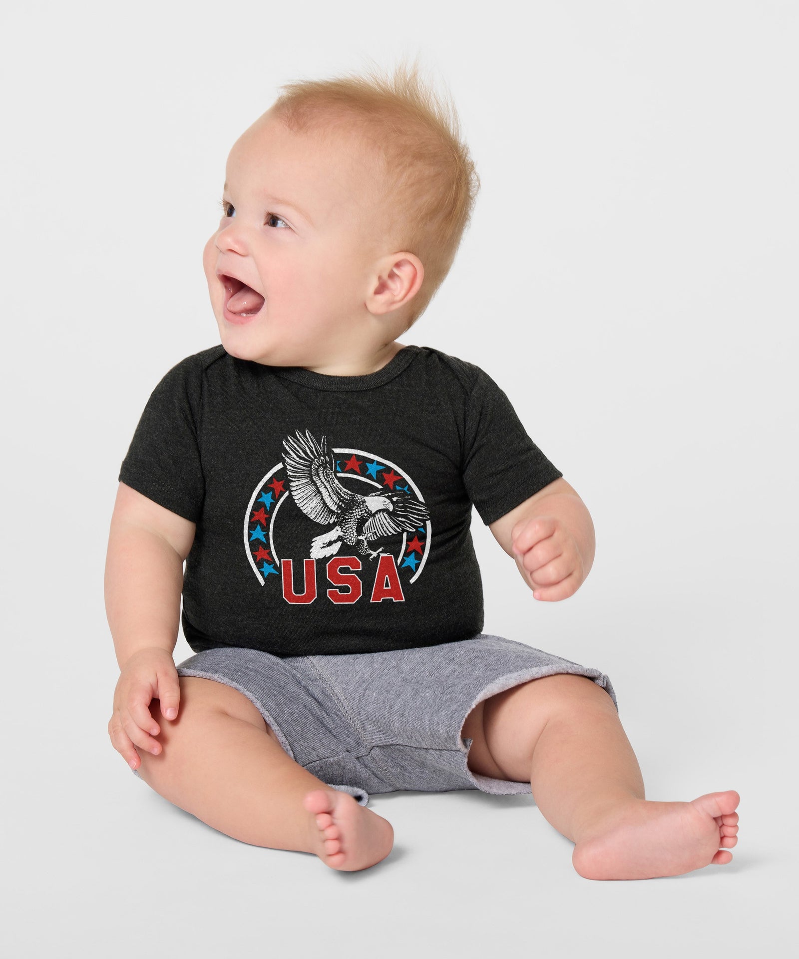 Usa Bald Eagle Baby One Piece