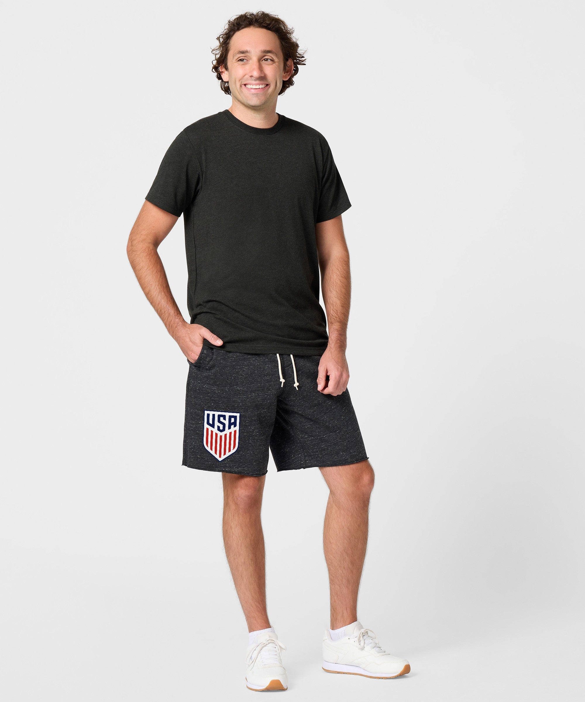 Usa Crest Sweat Shorts
