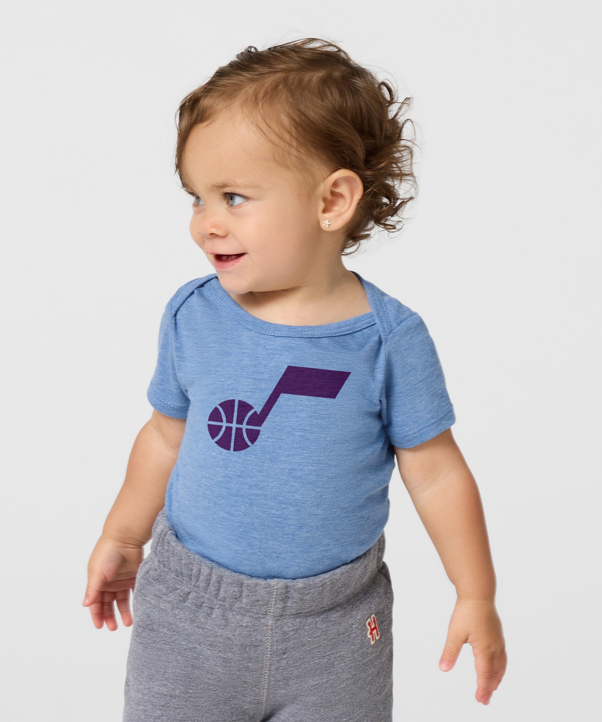 Utah Jazz Logo Baby One Piece